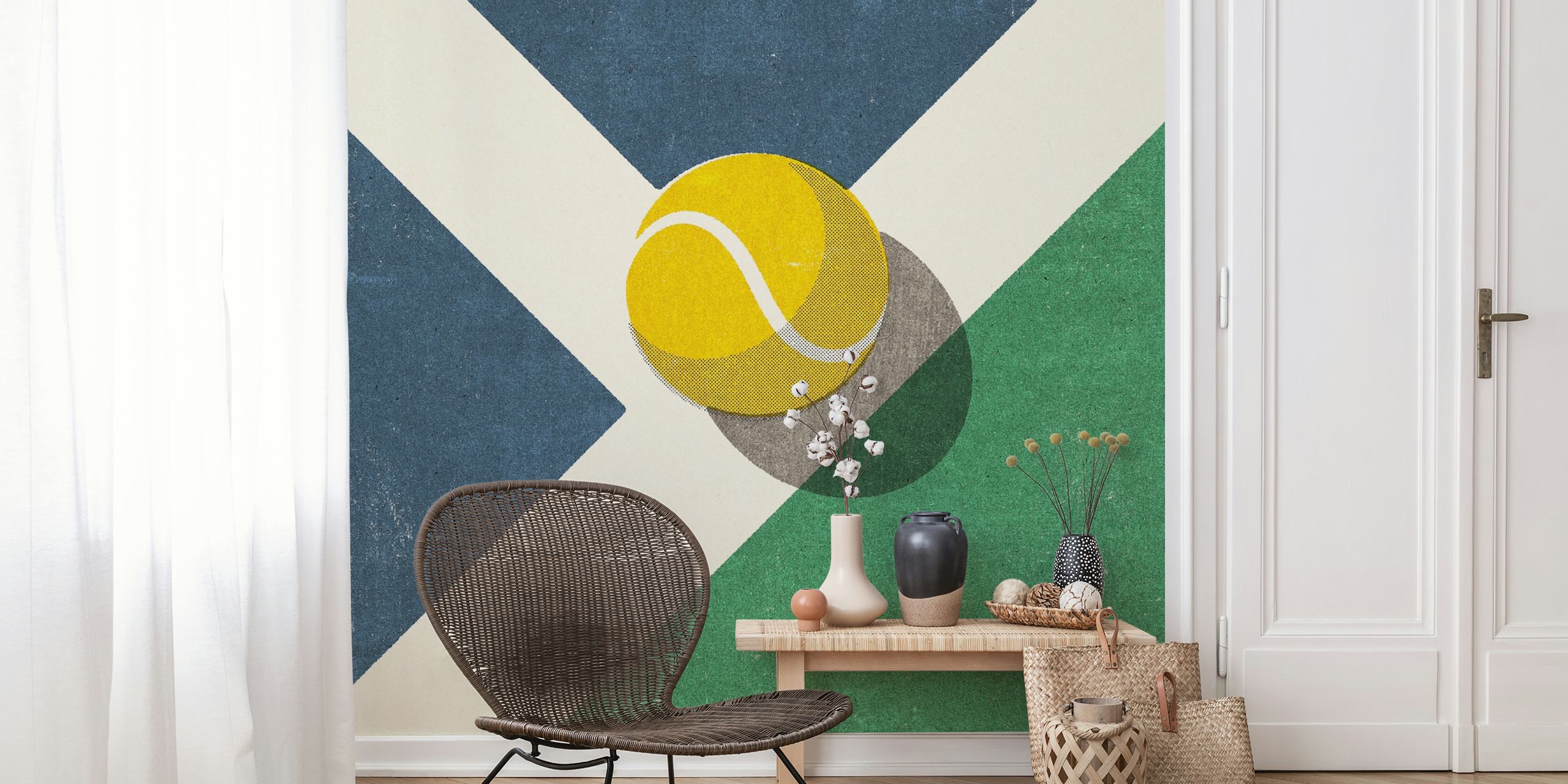 Tennis (Hard Court) míček na kurtu