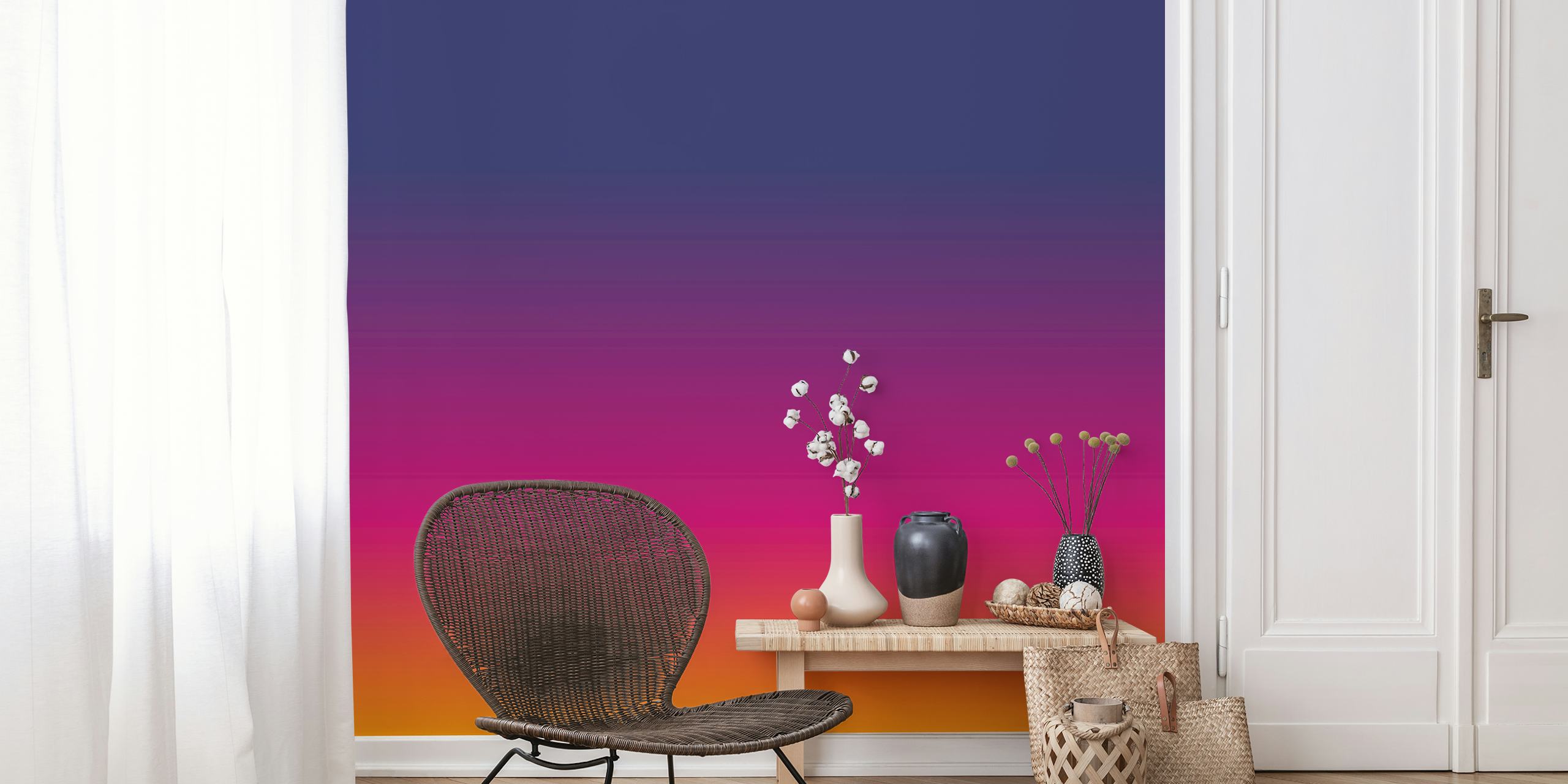 Gradient wallpaper from midnight to sunrise