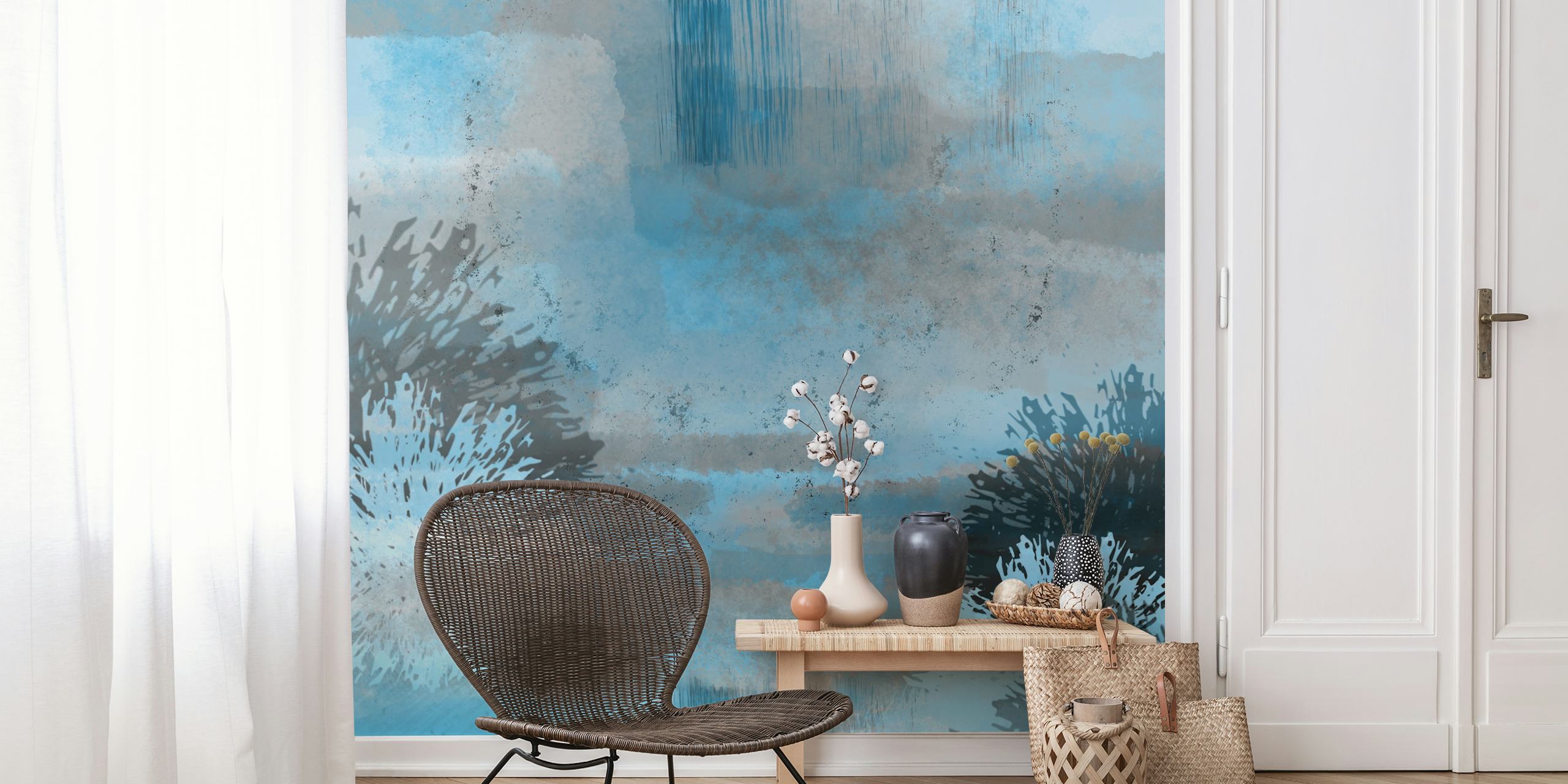 Waiting For My Love wallpaper displayed in a room