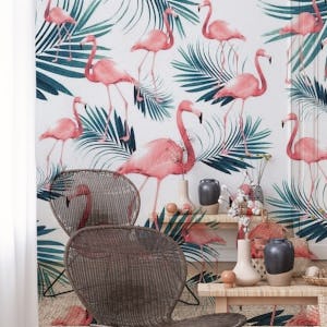 Summer Flamingo Palm Vibes 1