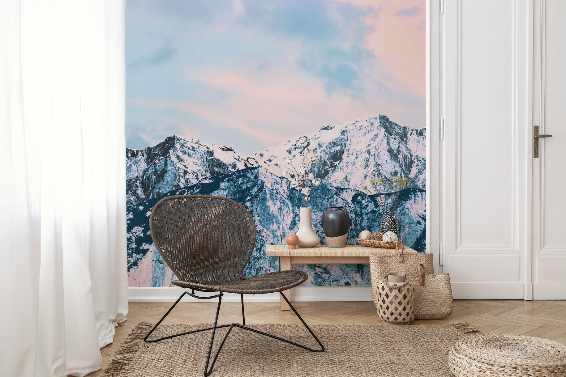 Pastel Mountain Dream 1 wallpaper