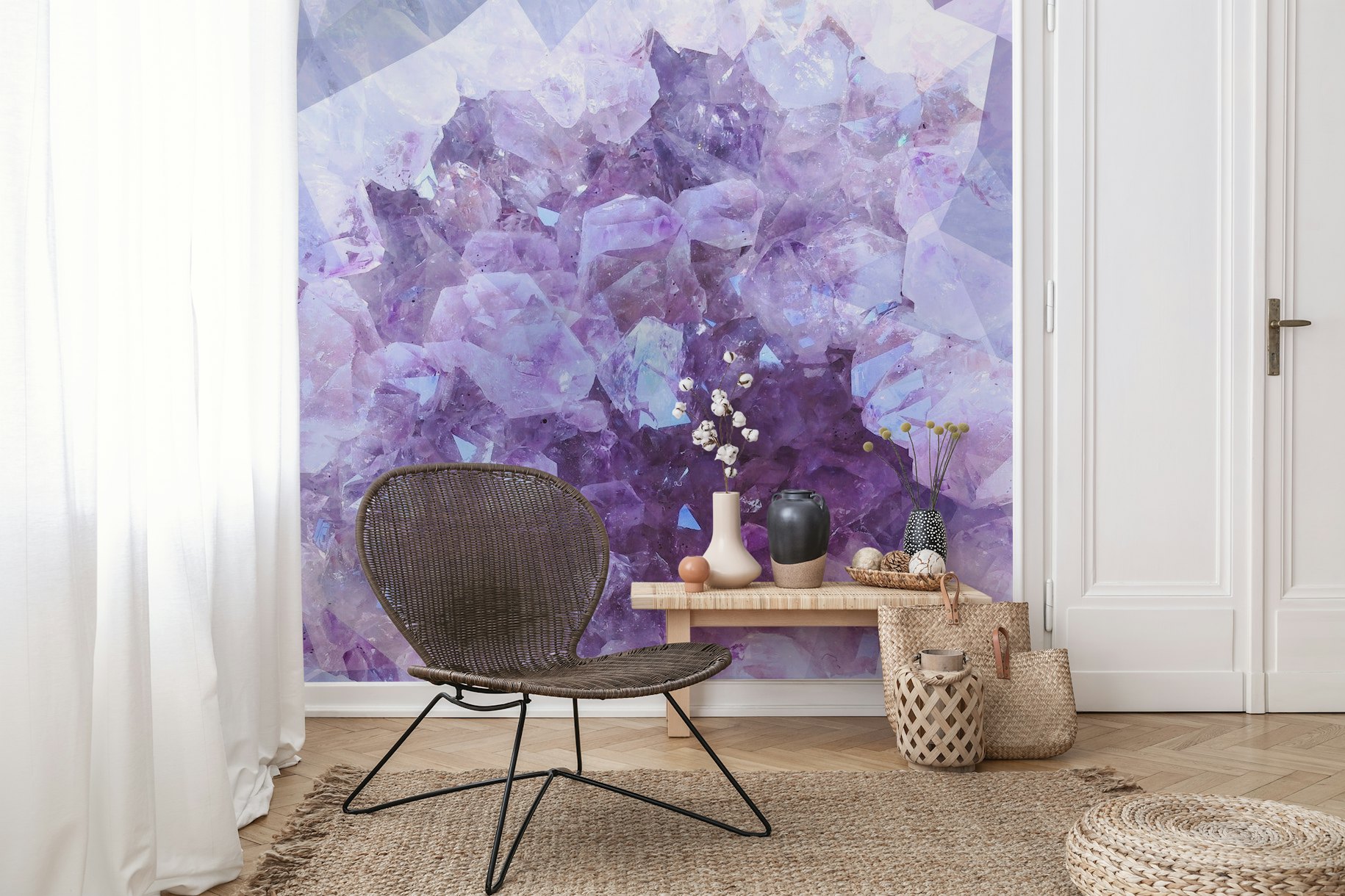 Ultraviolet Crystals wallpaper