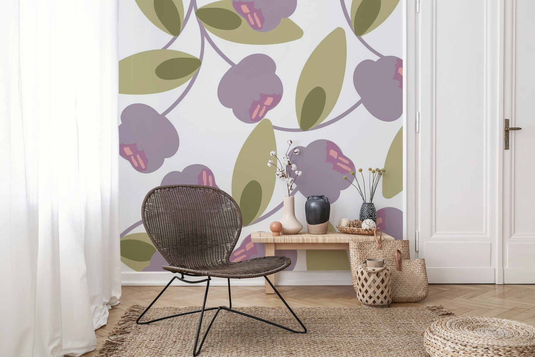 Lush Lavender wallpaper