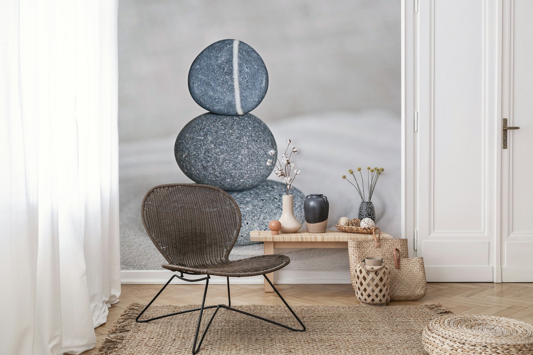 Balanced Stone Zen Style wallpaper