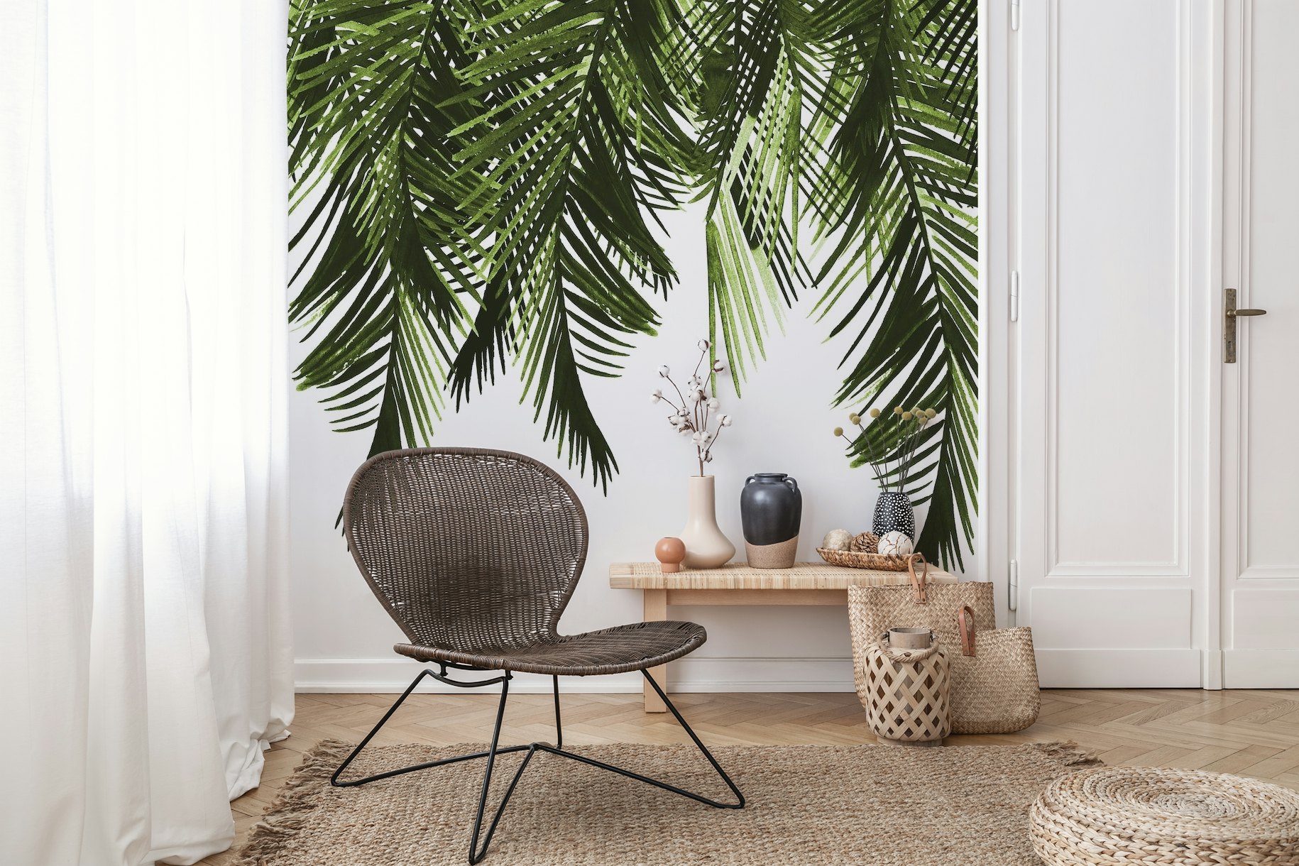 Leaves Palms wallpaper