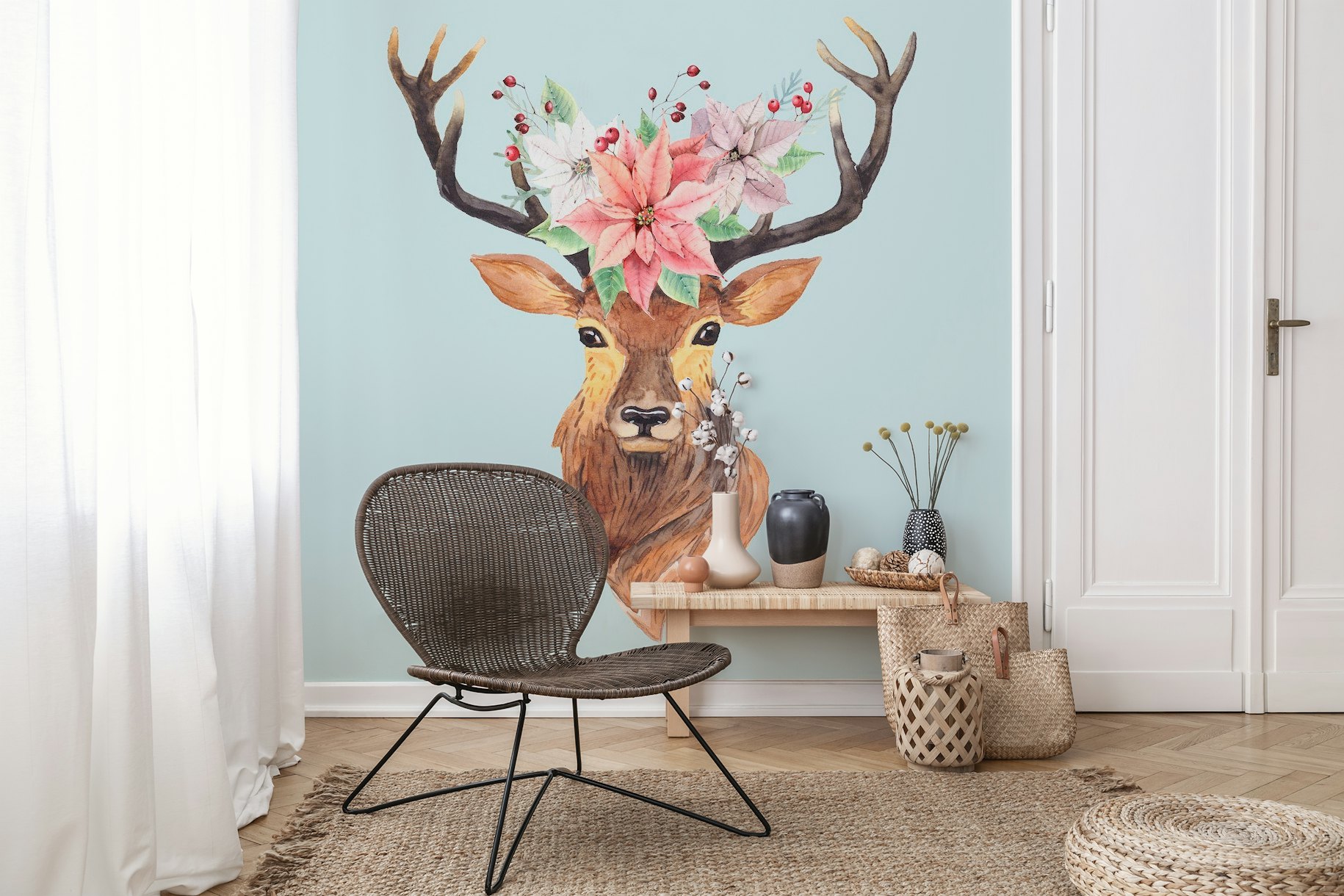 Winter Deer wallpaper