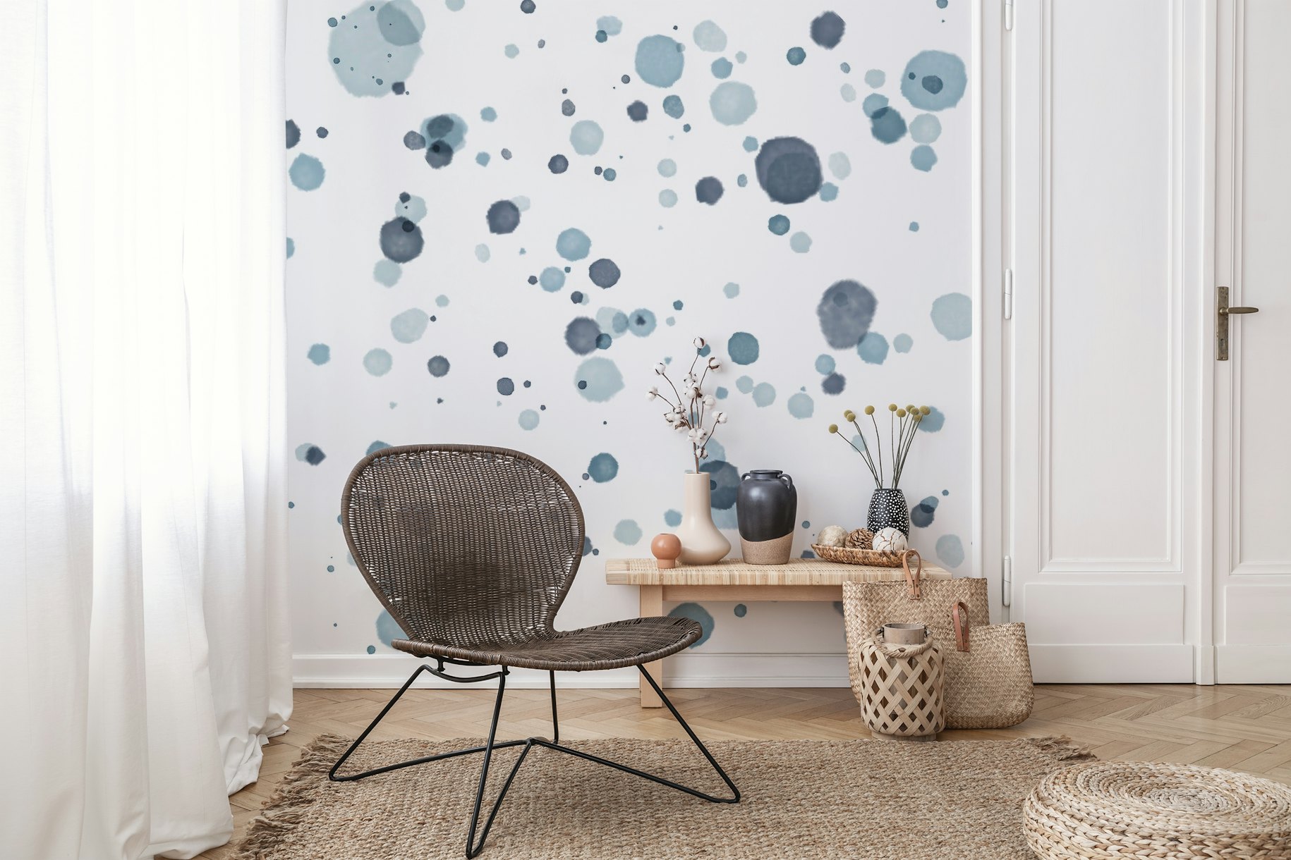 Watercolour Dots wallpaper