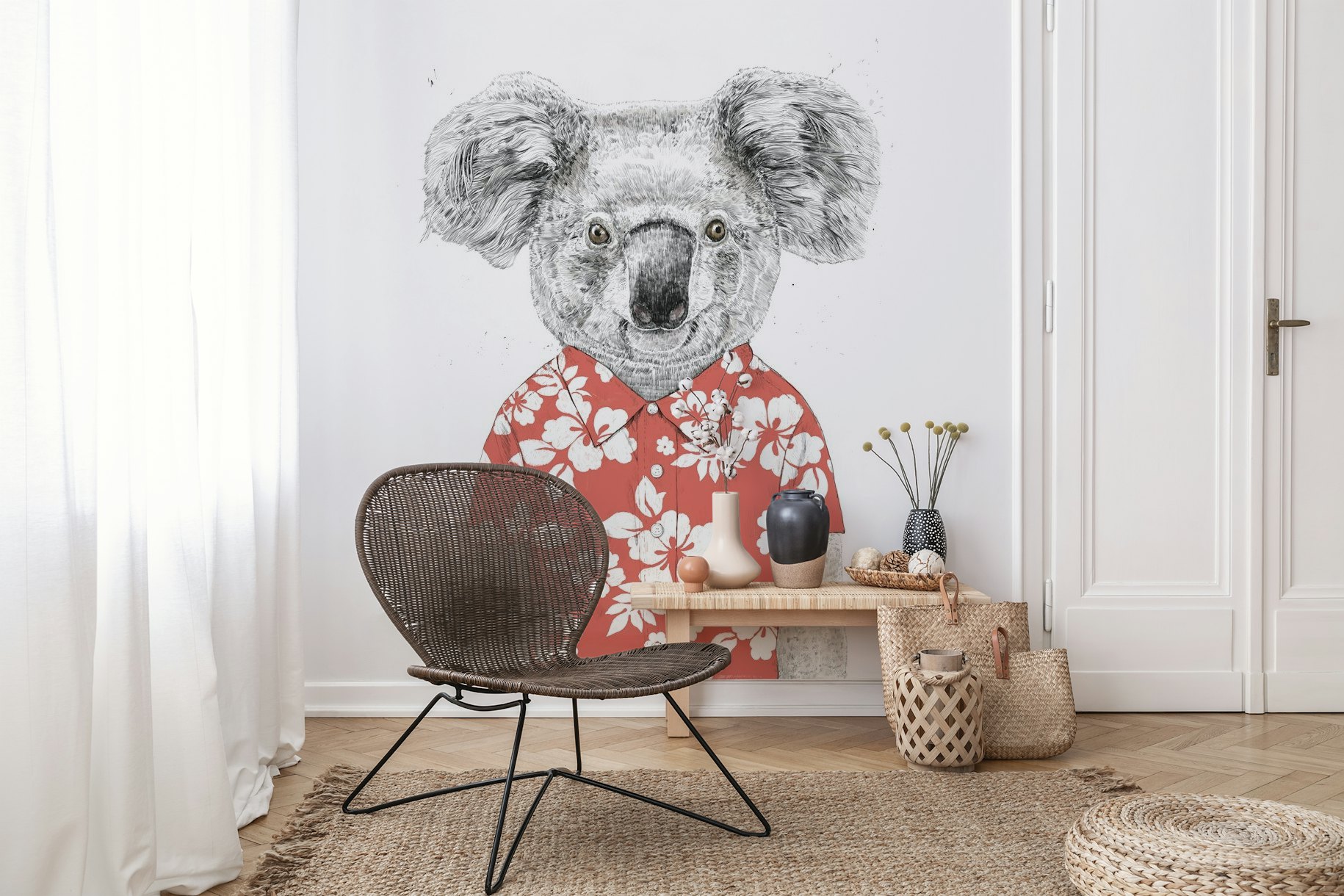 Summer koala wallpaper