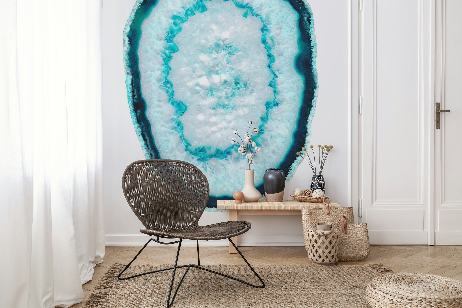 Aquamarine Agate 1 wallpaper