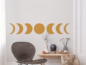 Pink and Gold Moon Phases