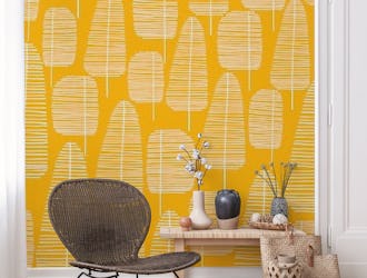Mid Century Forest Yellow