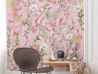 Flowers modern wallpaper