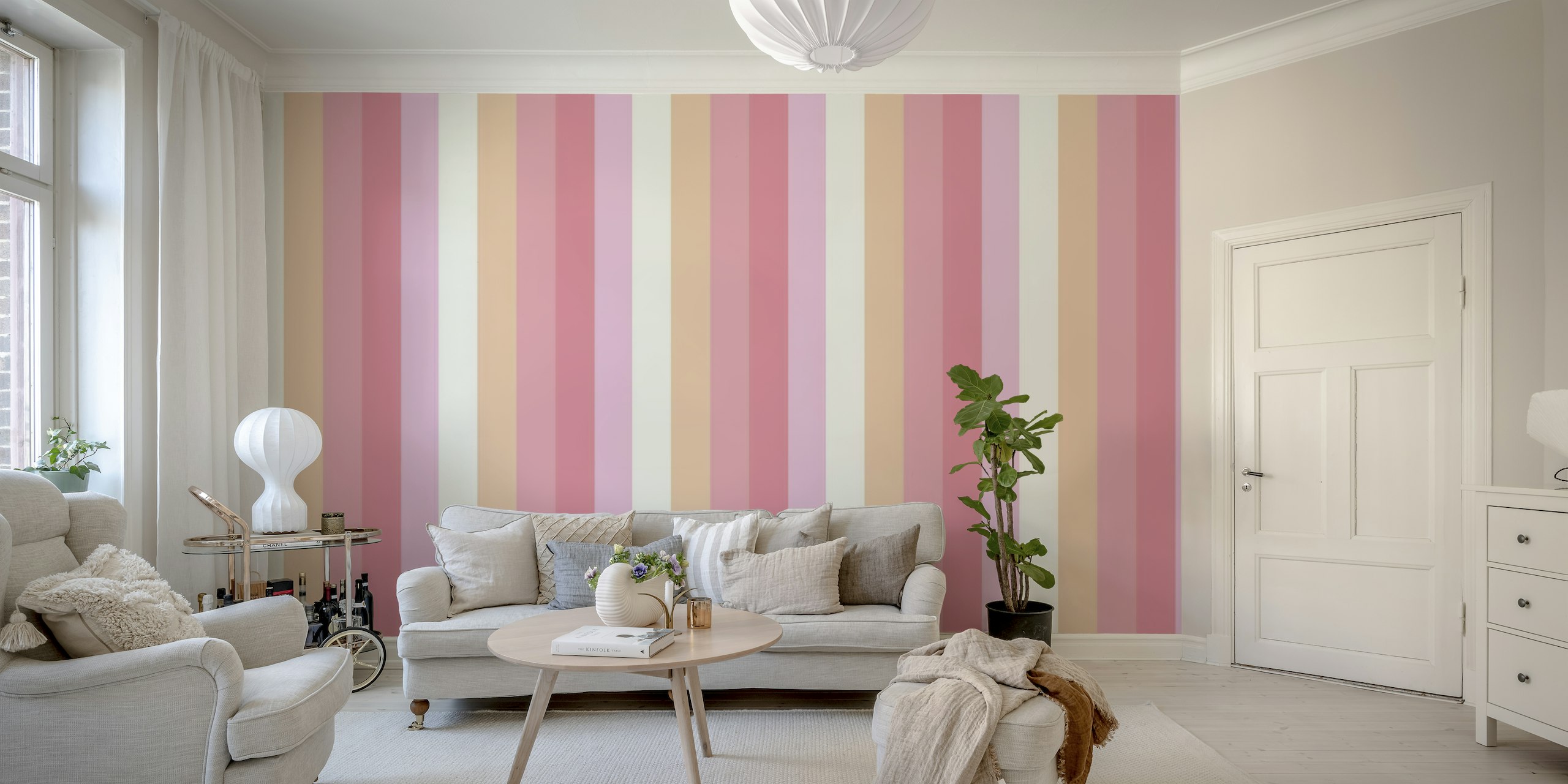 CANDY SUNSET STRIPES ταπετσαρία