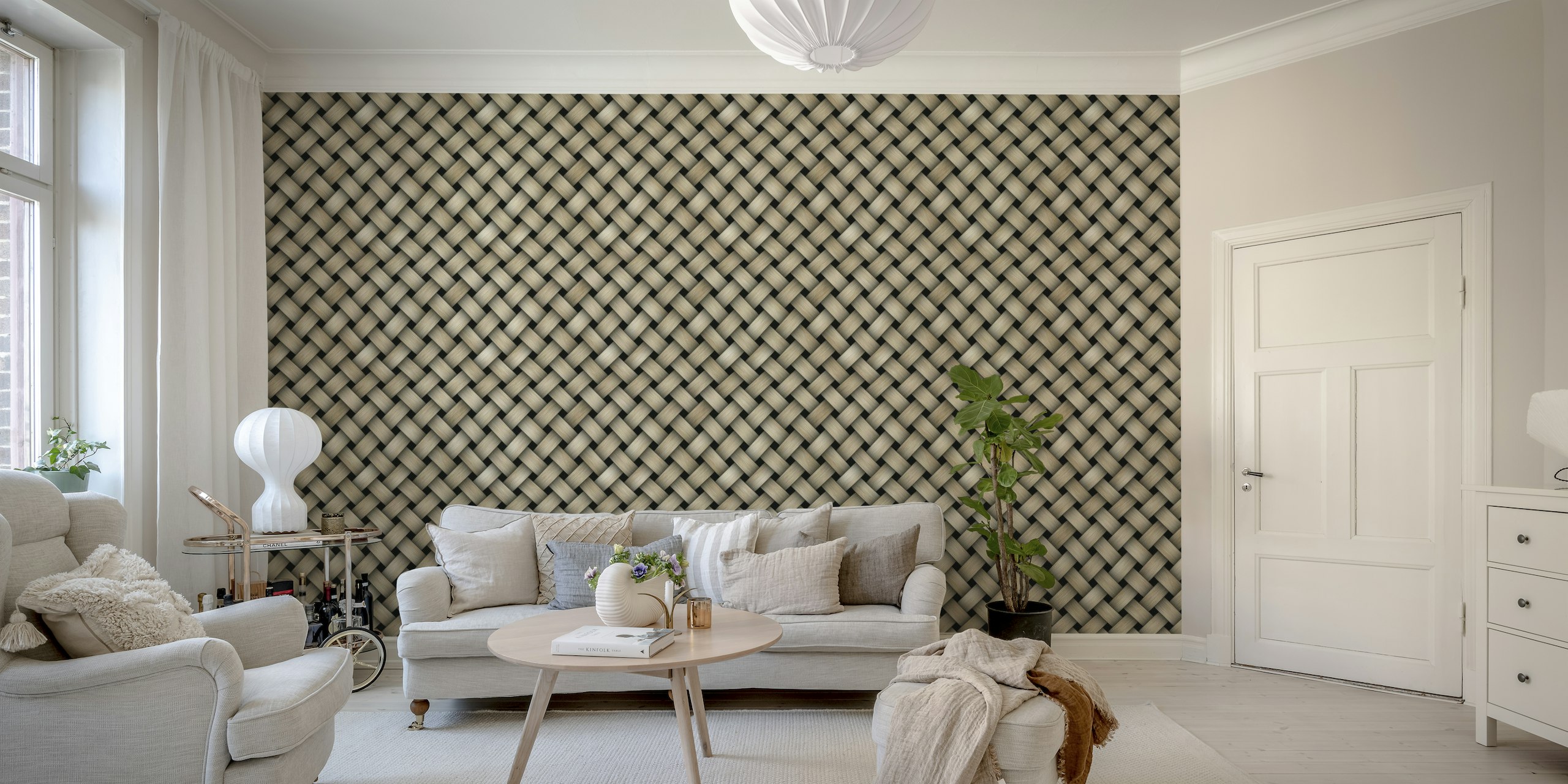 Simple Weave Texture papel de parede