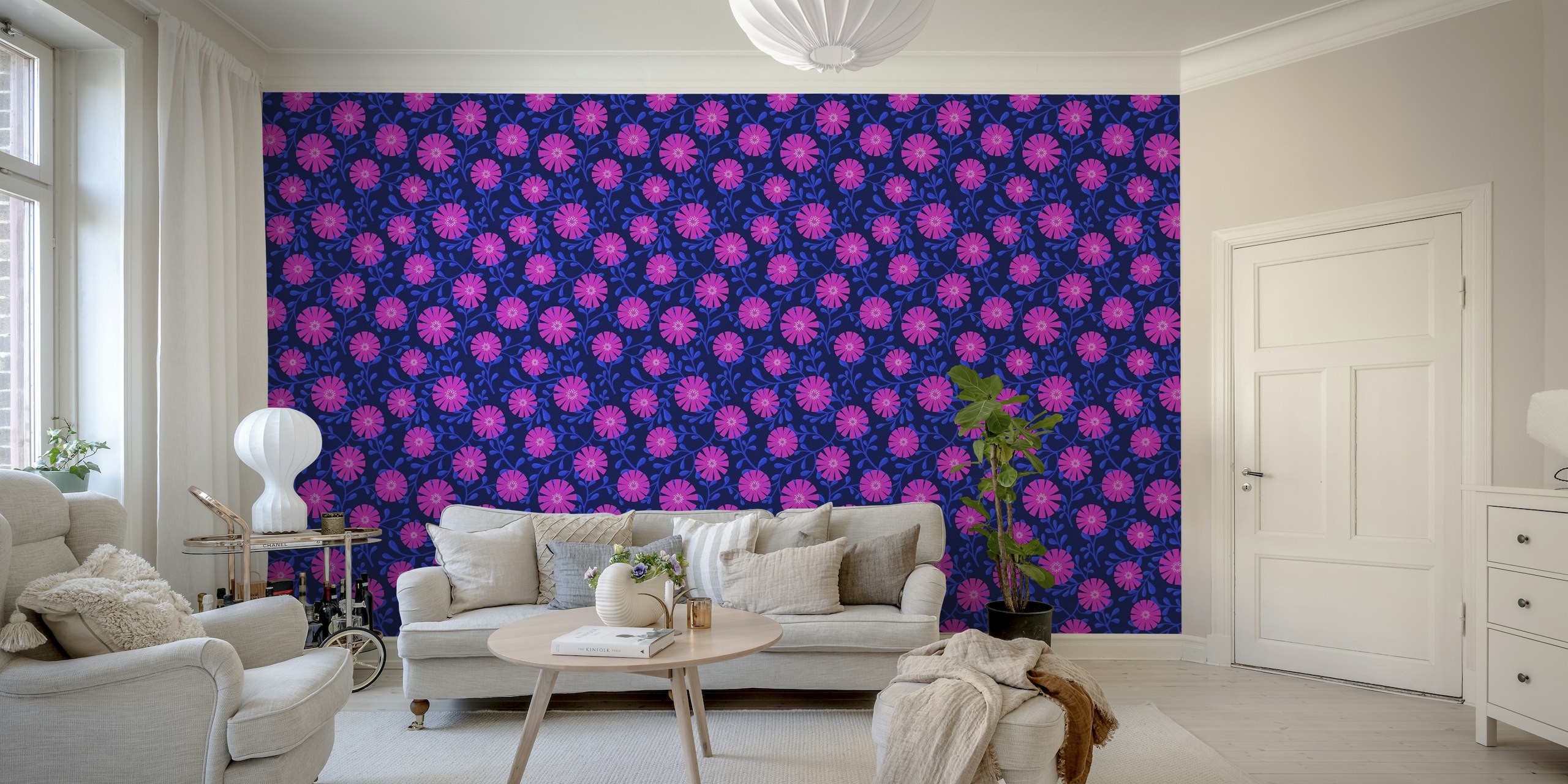 Aptenia Bold Floral papel de parede