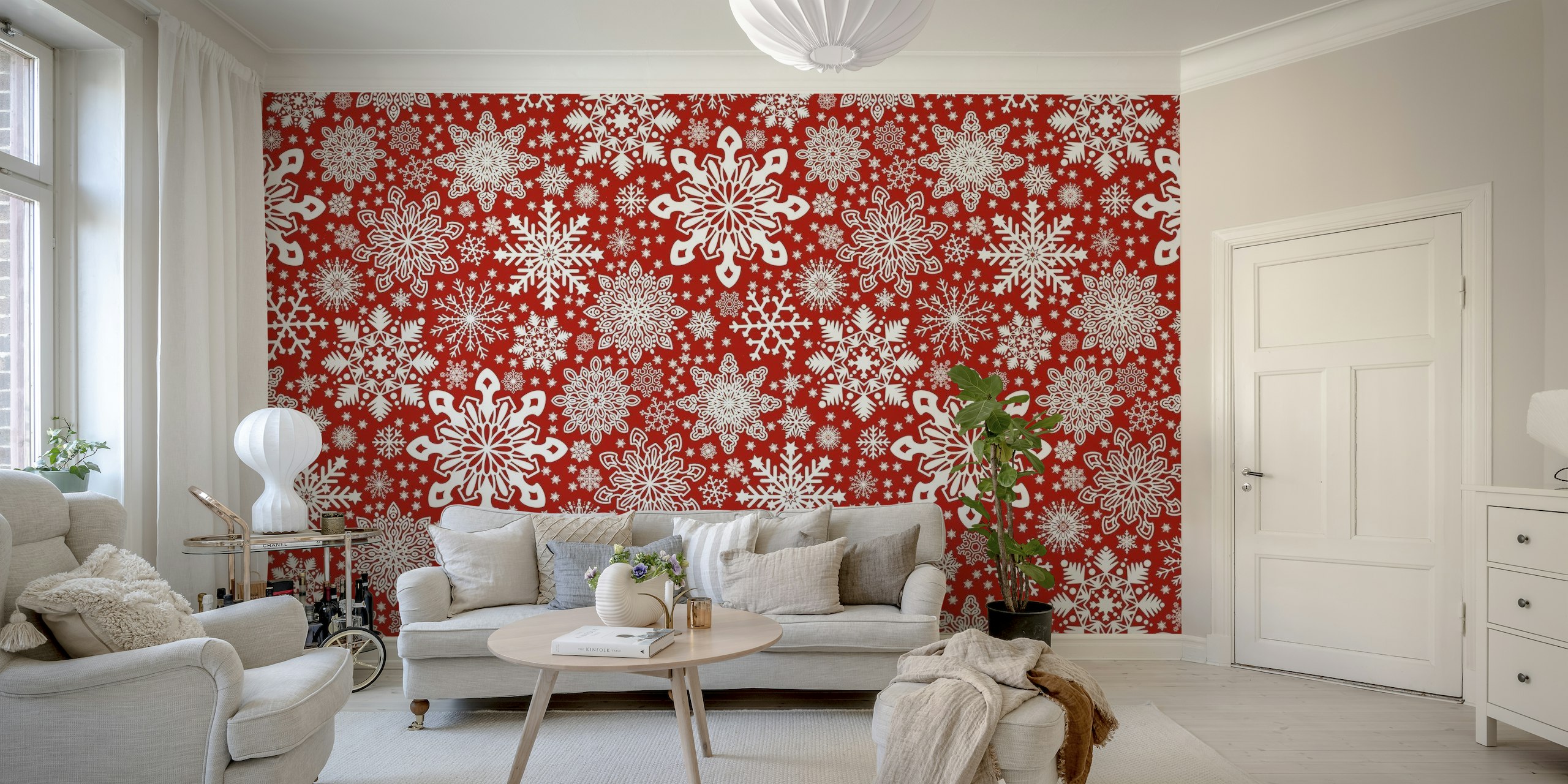 Snowflakes Design 1 wallpaper