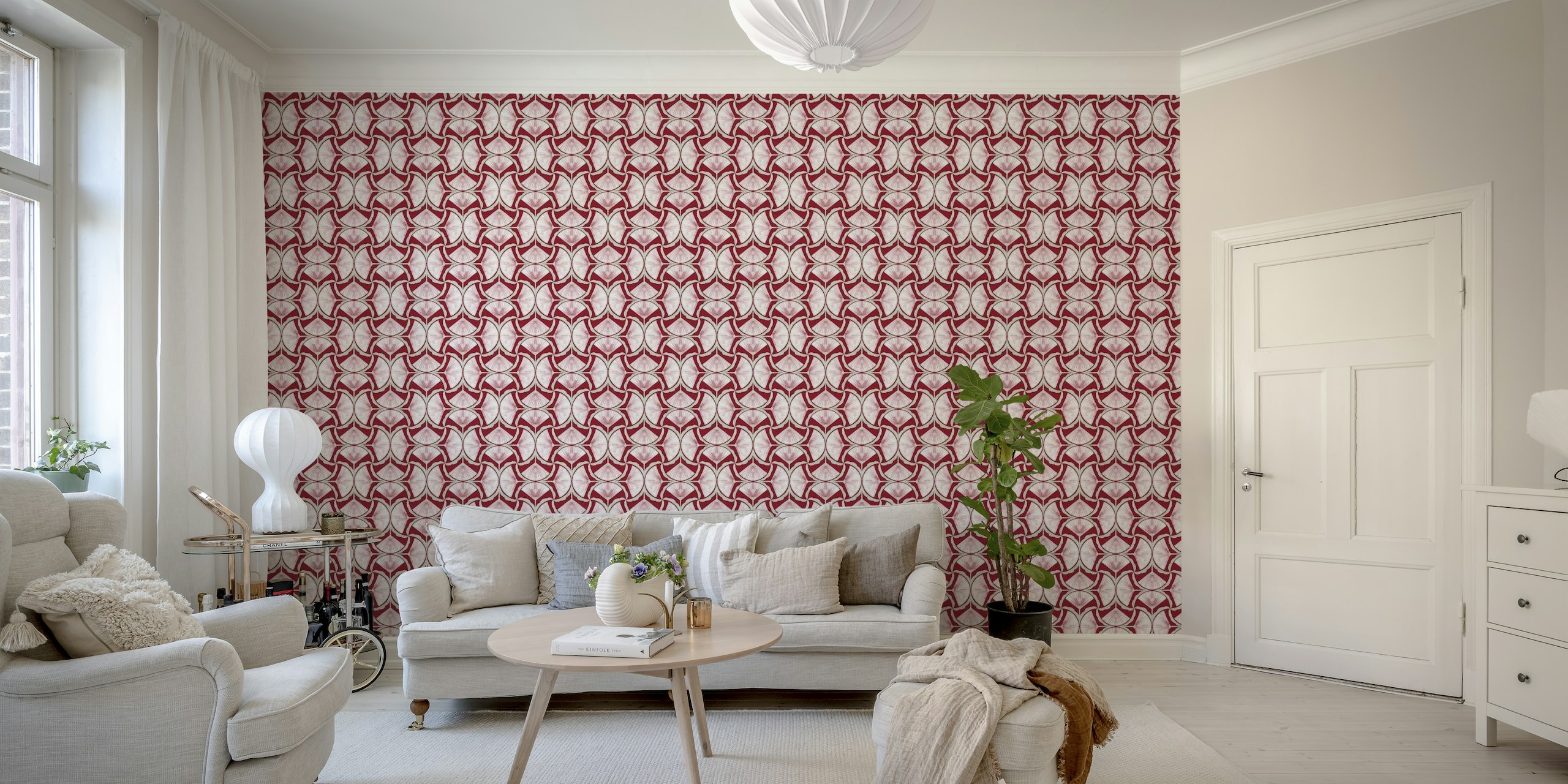 Ultra steady florals - magenta - GD23-A47 wallpaper
