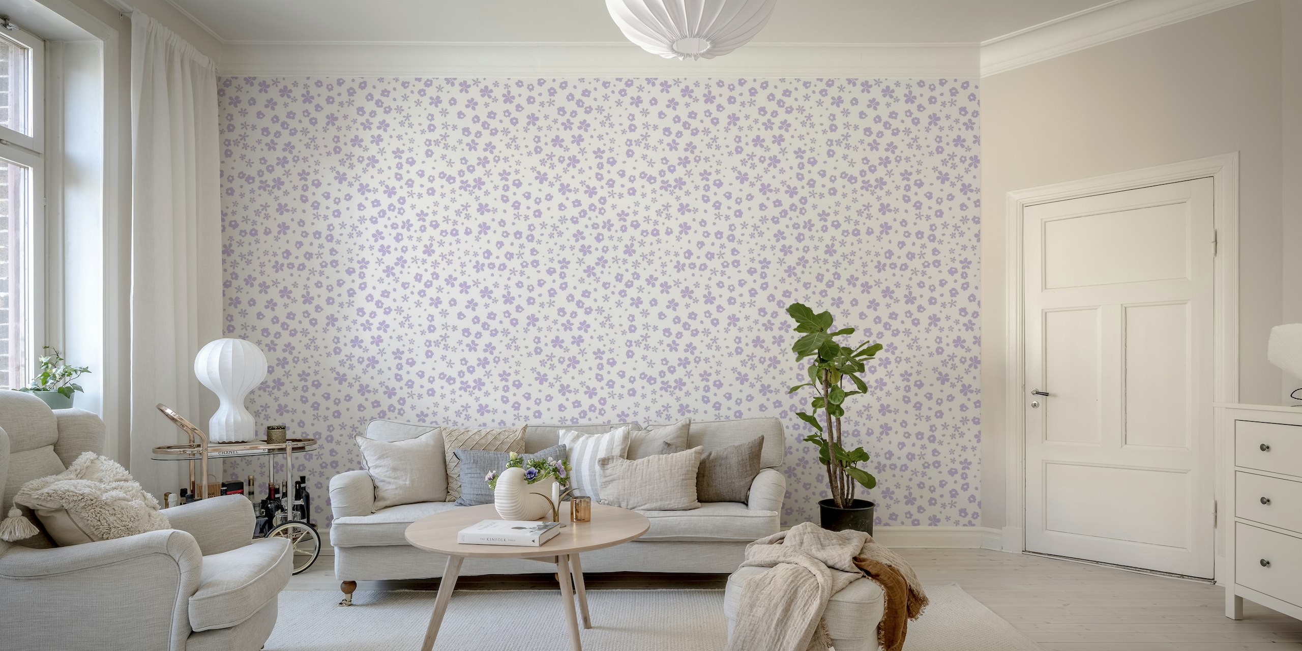 Flowers lavender colors A wallpaper