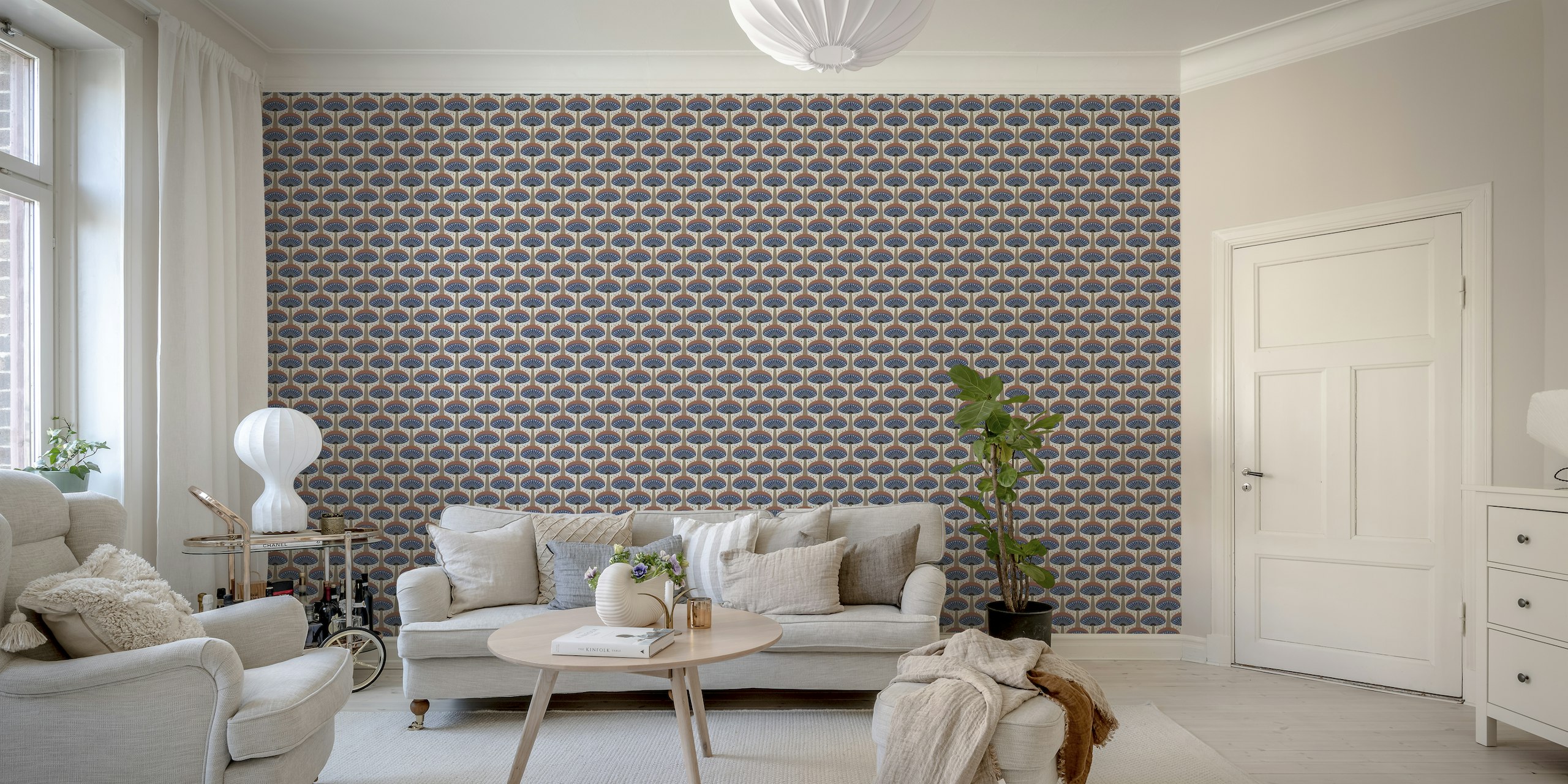 Mushrooms Geometry wallpaper