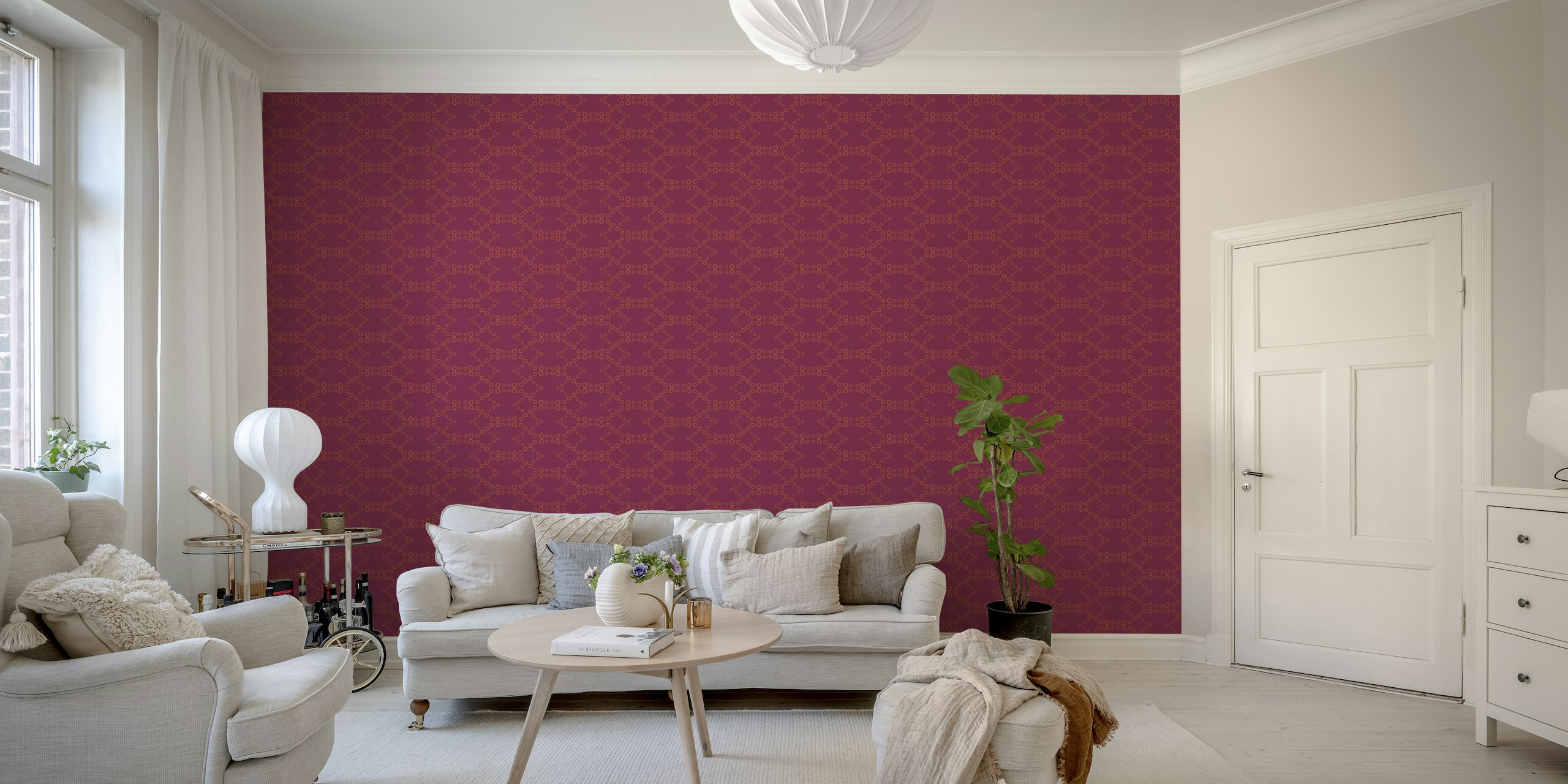 Dotty Angles - Berry wallpaper