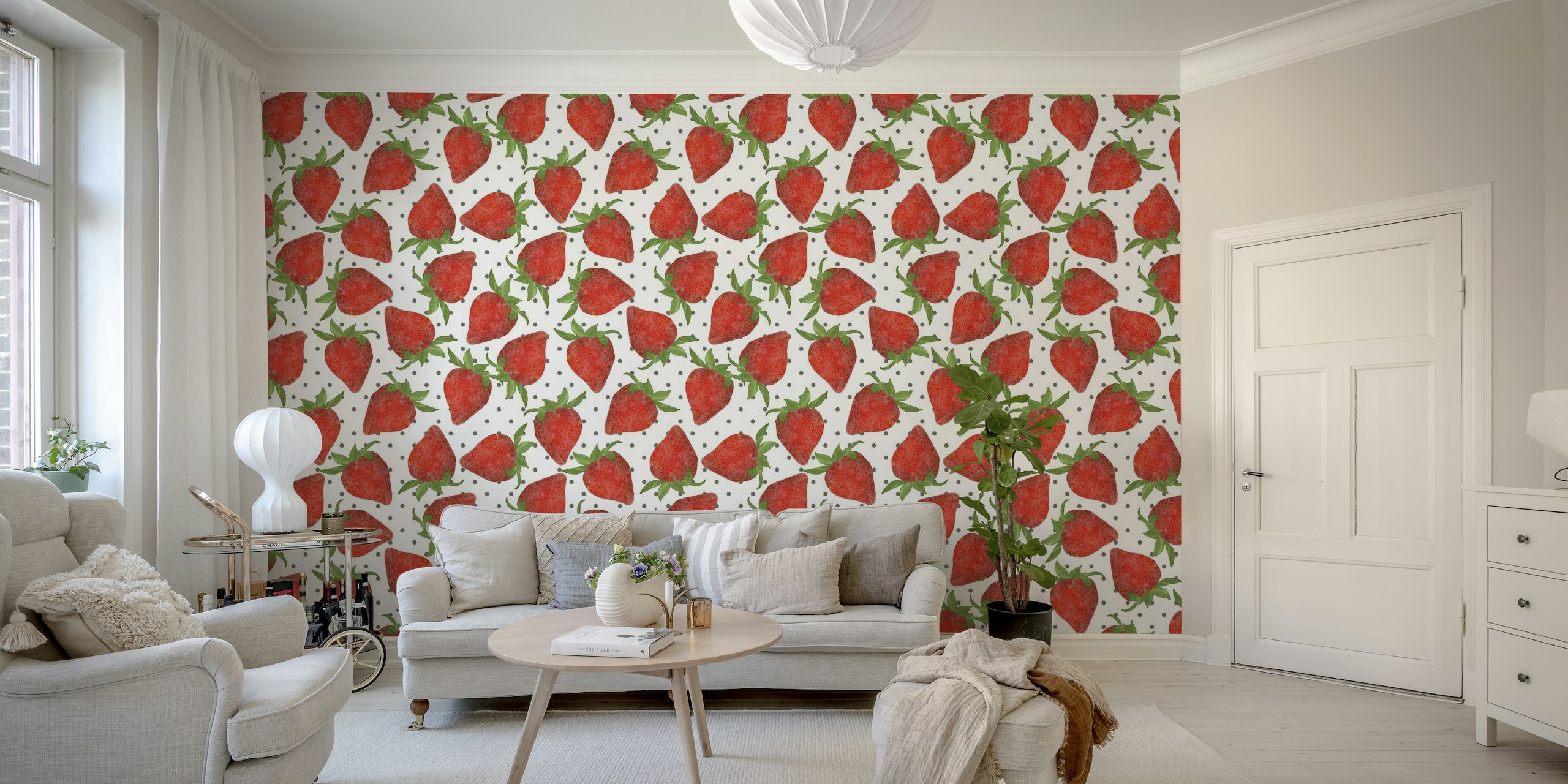 Watercolor Strawberries 10 wallpaper