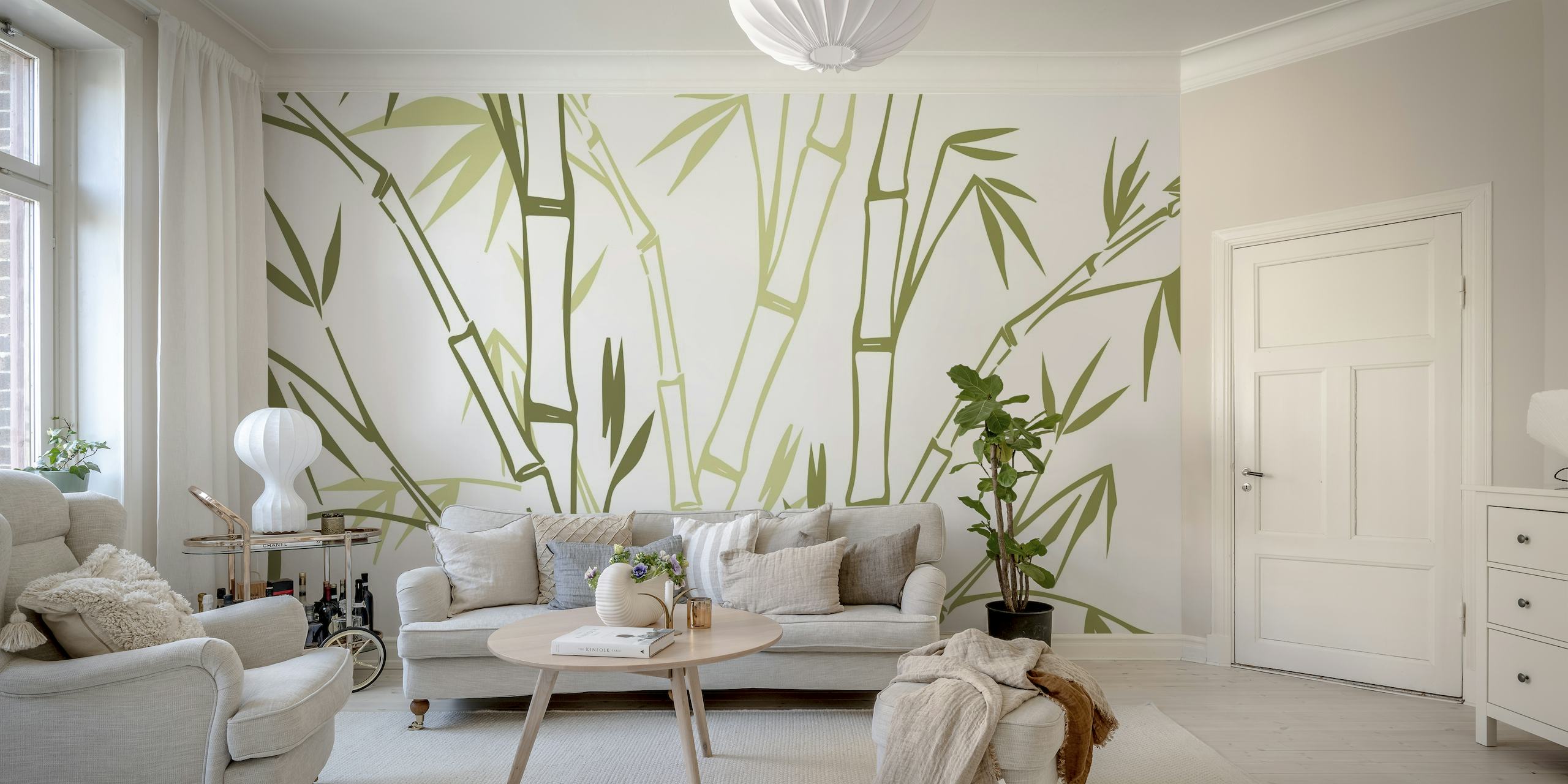 Bamboo Art Wallpaper - Stylish and Modern Design