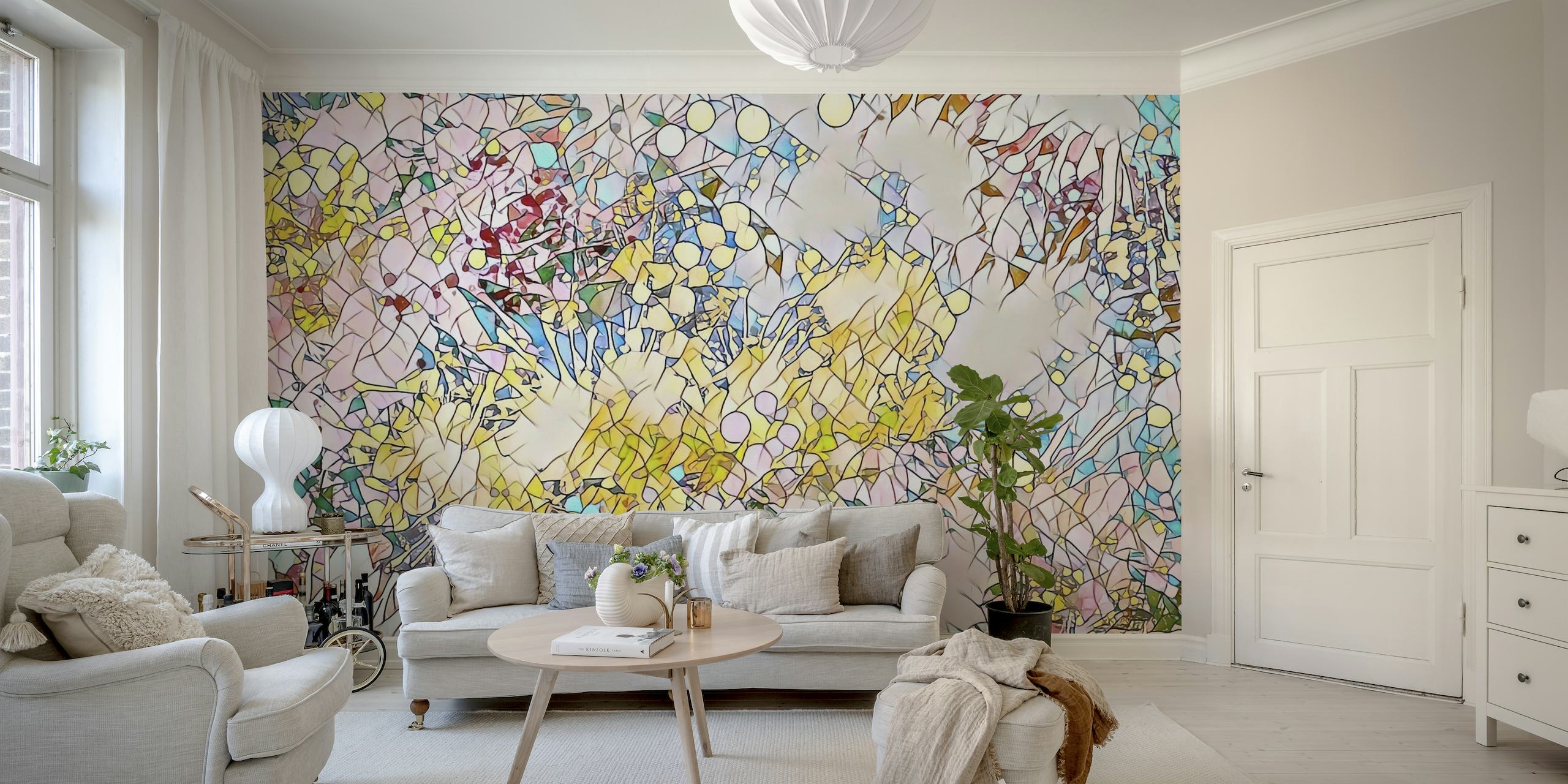 Mosaic Pastel v3 behang