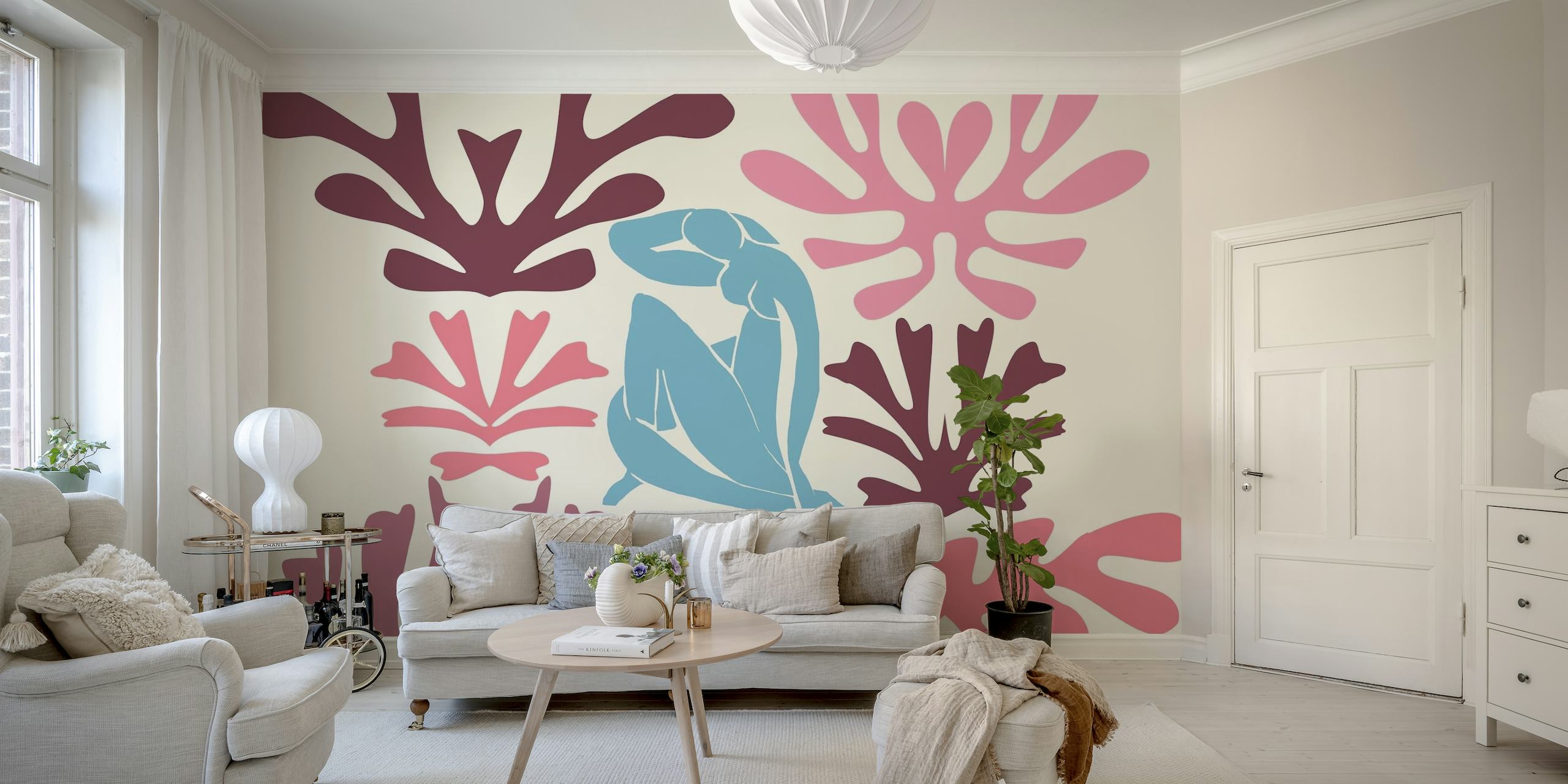 Matisse Inspired Summer Time tapet