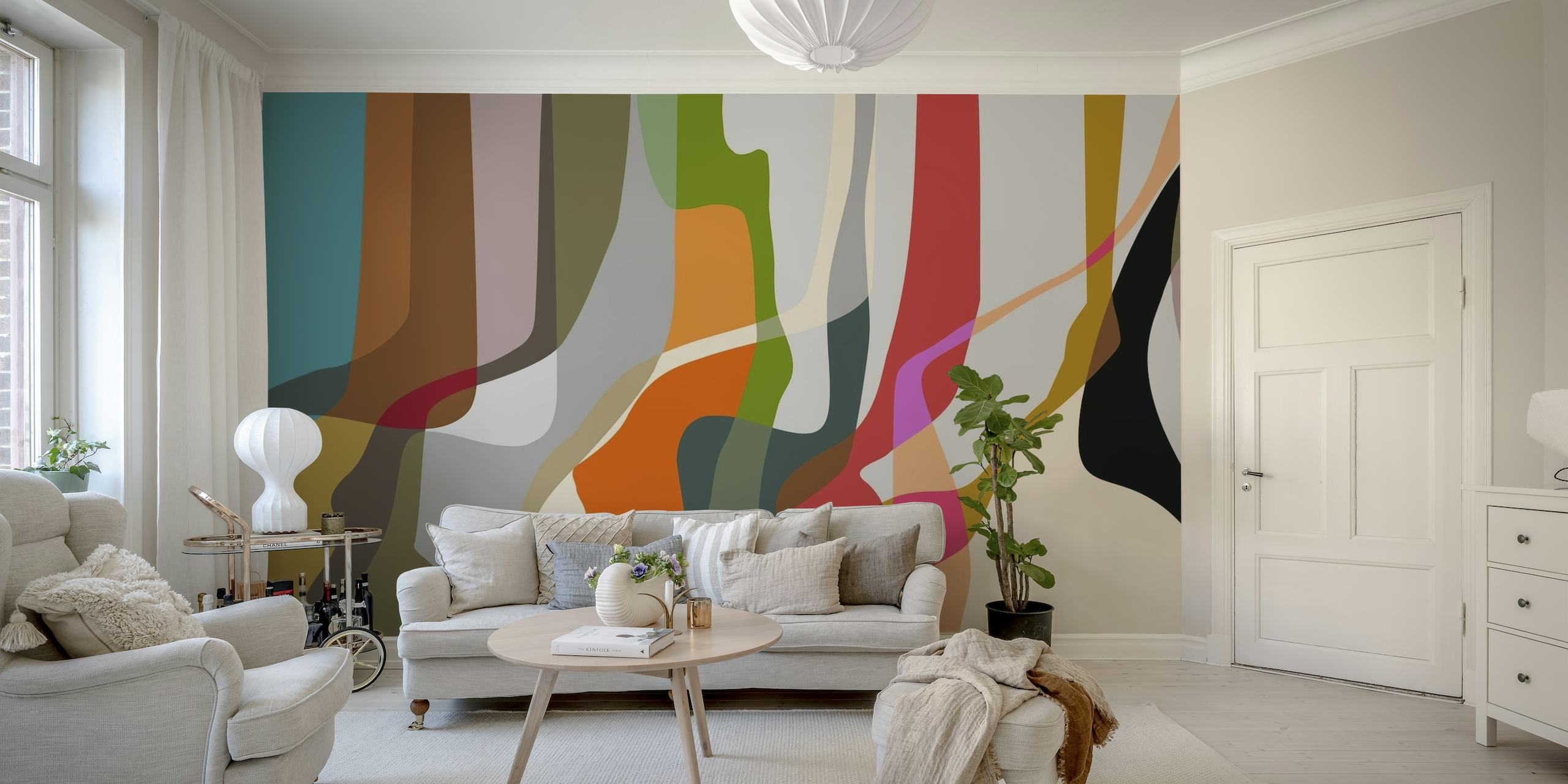 Winding Shapes 4 wallpaper