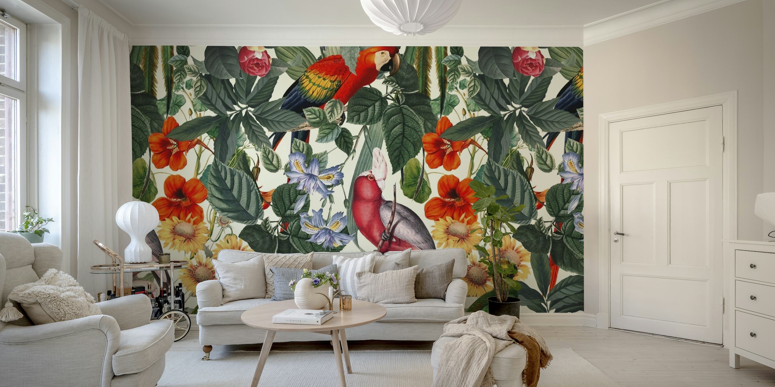 Floral and Birds XXXIX wallpaper