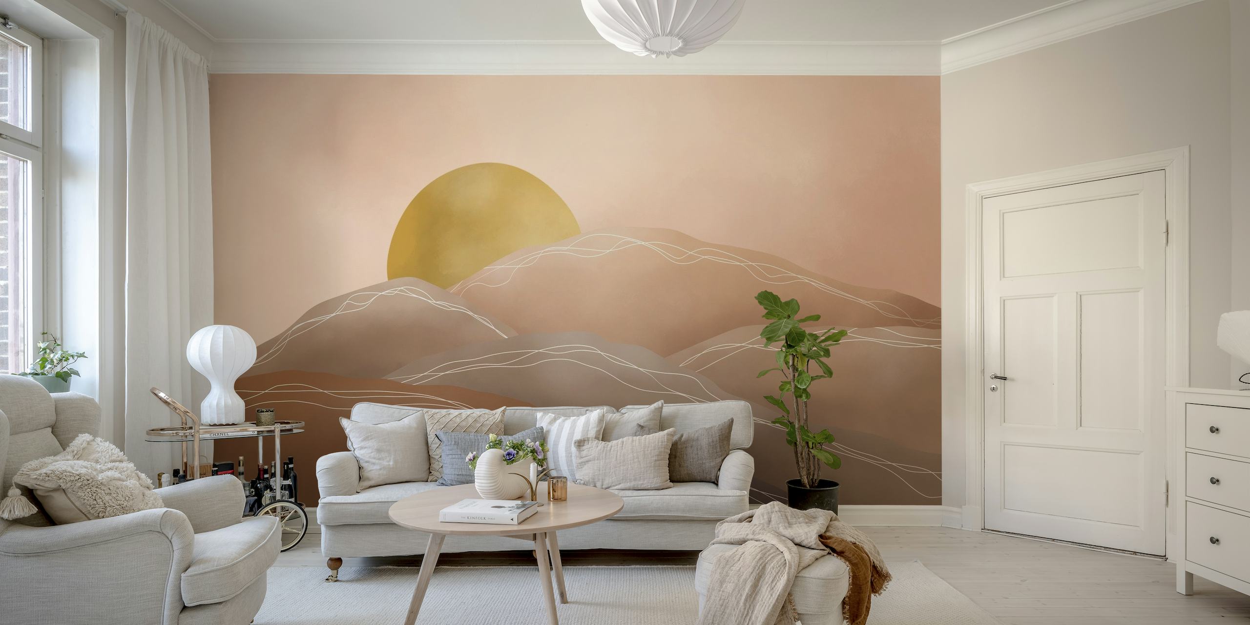 Terracotta sunrise I wallpaper