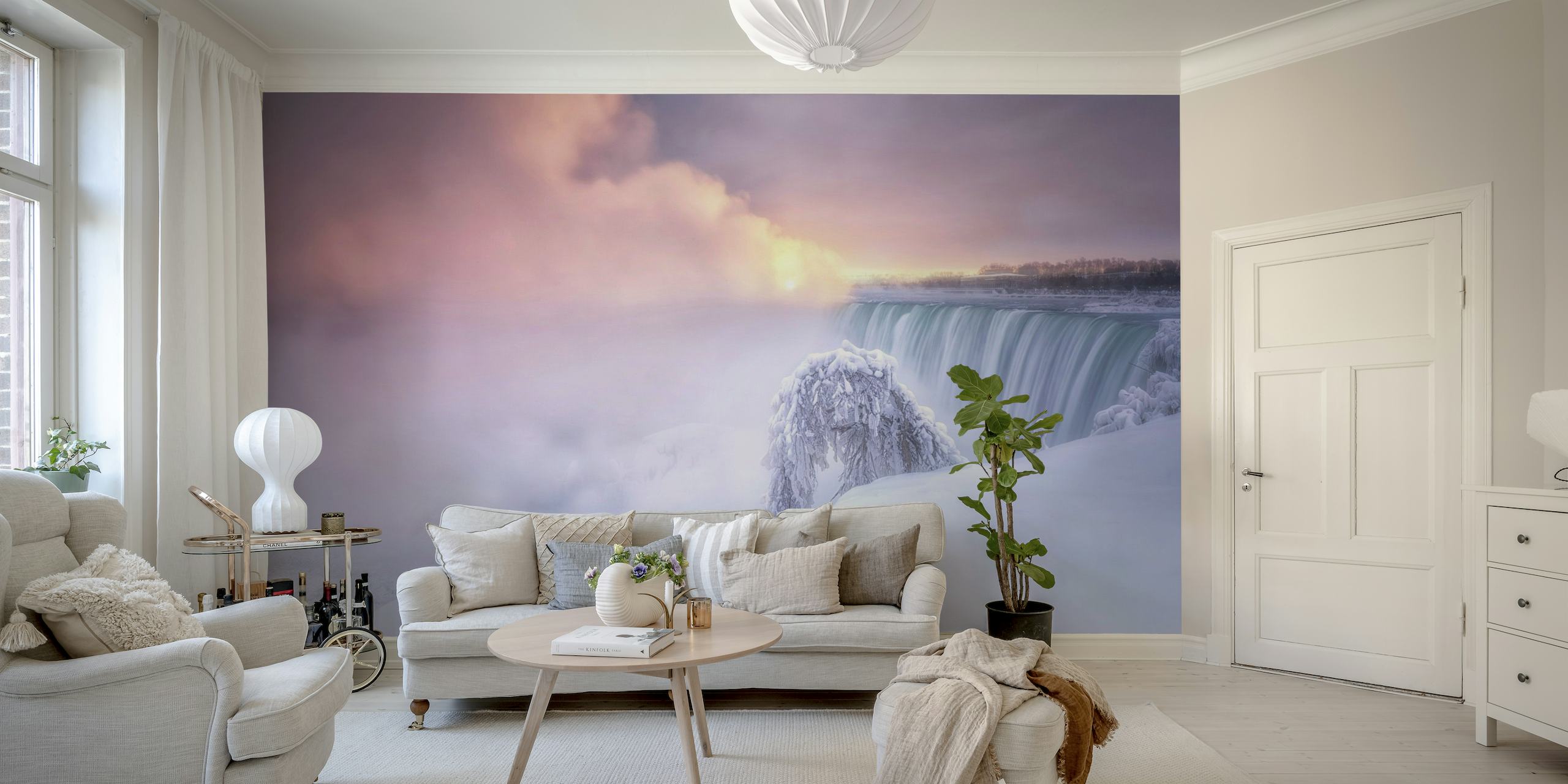 Sunrise at Niagara Falls wallpaper