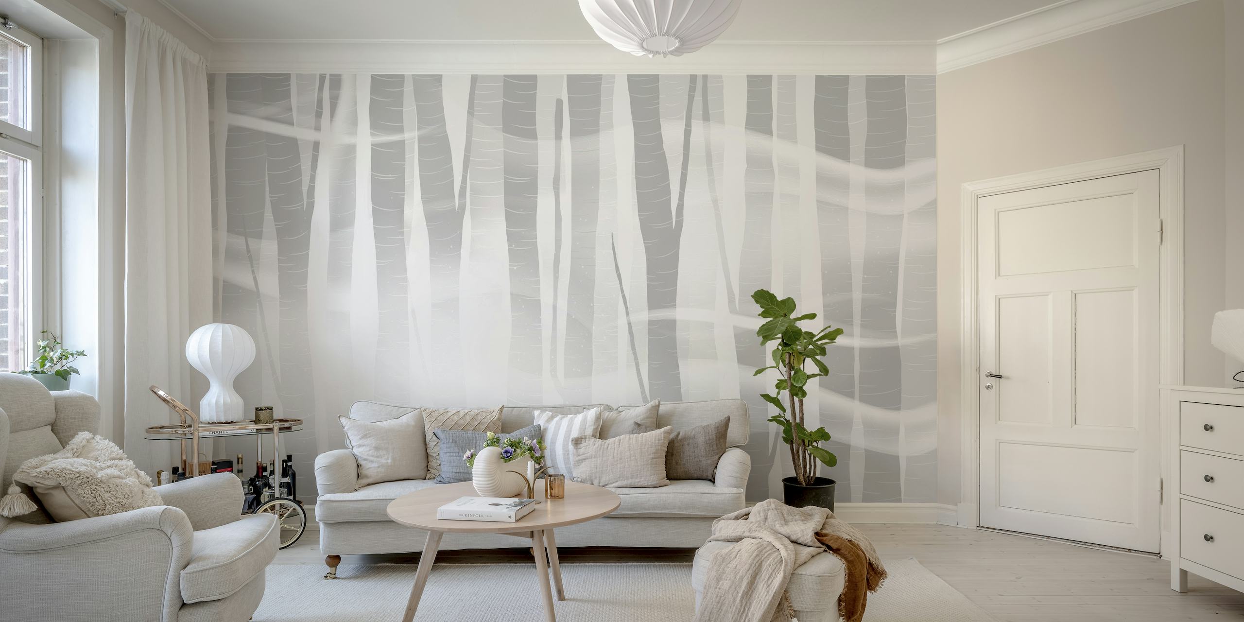 Gray Forest wallpaper
