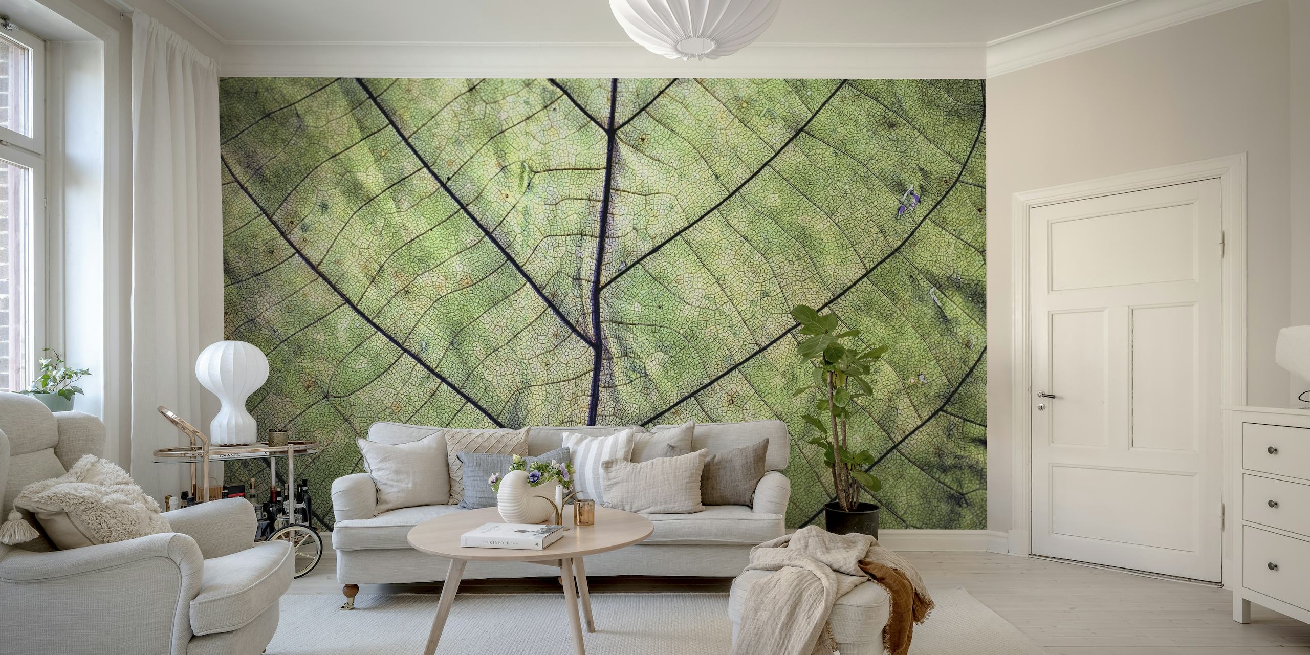 Trendy Leaf Nature Texture tapety