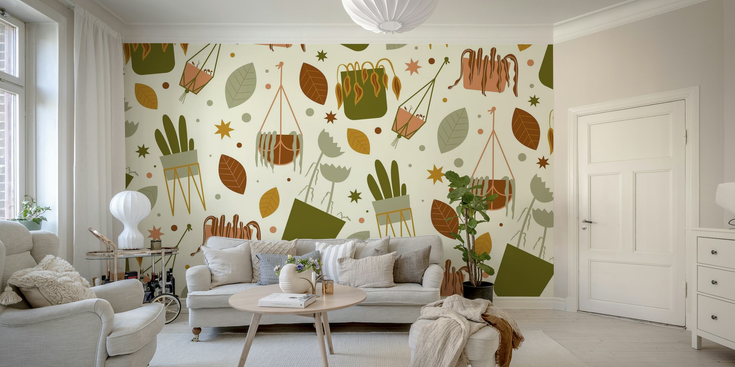 Retro Plant Lover wallpaper