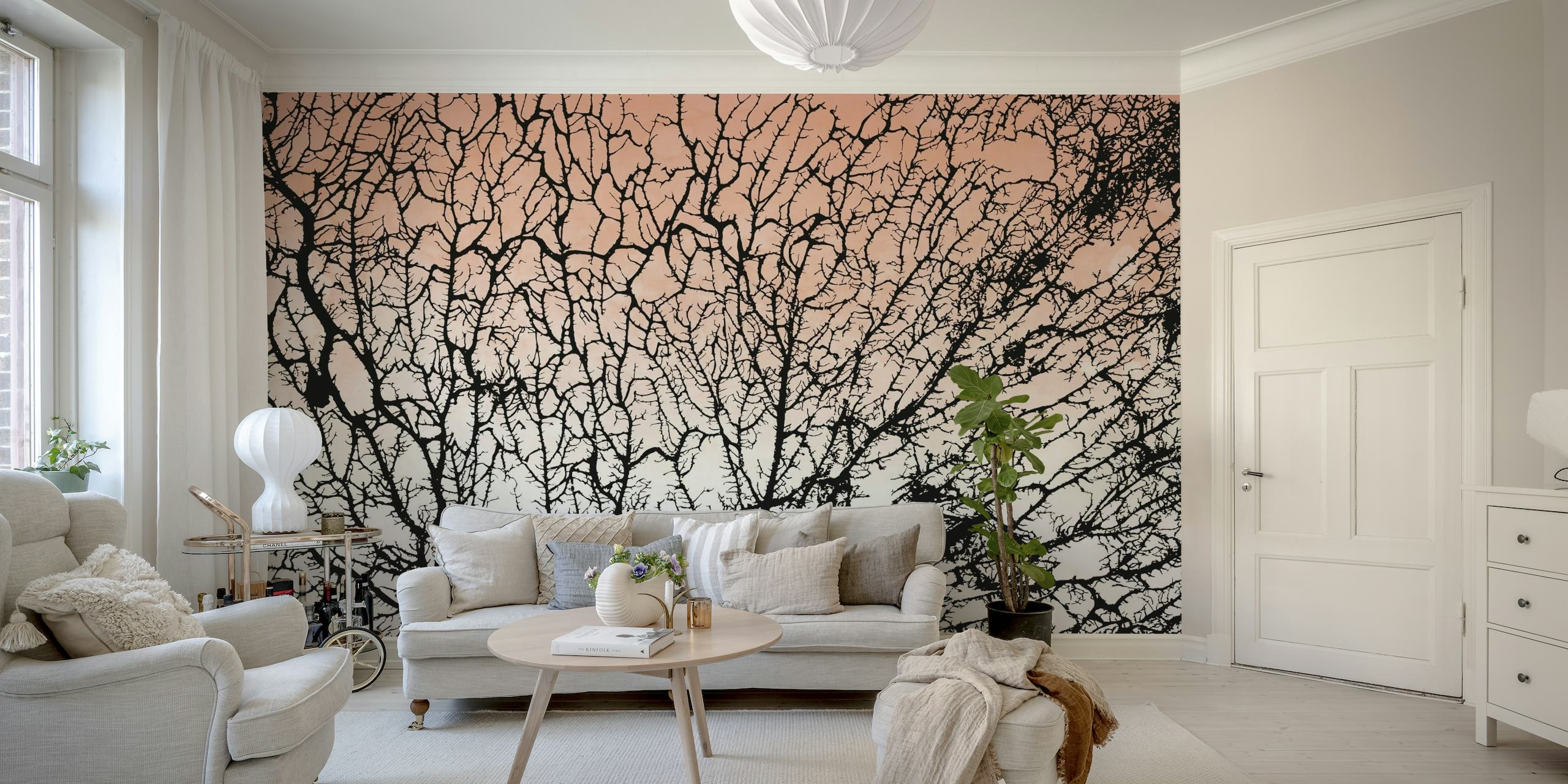 Forest Branches on Ombre tapete