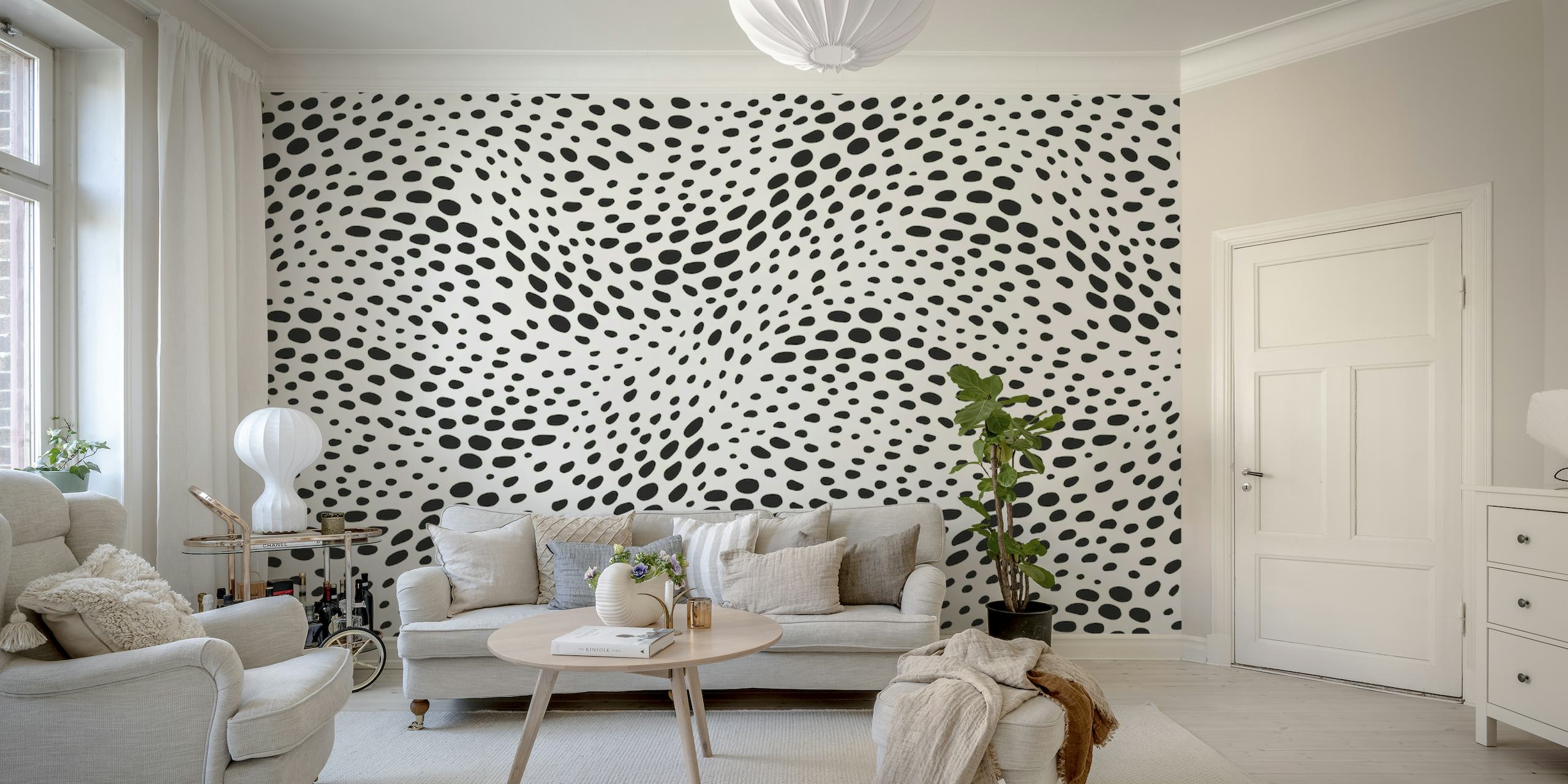 Dot waves wallpaper