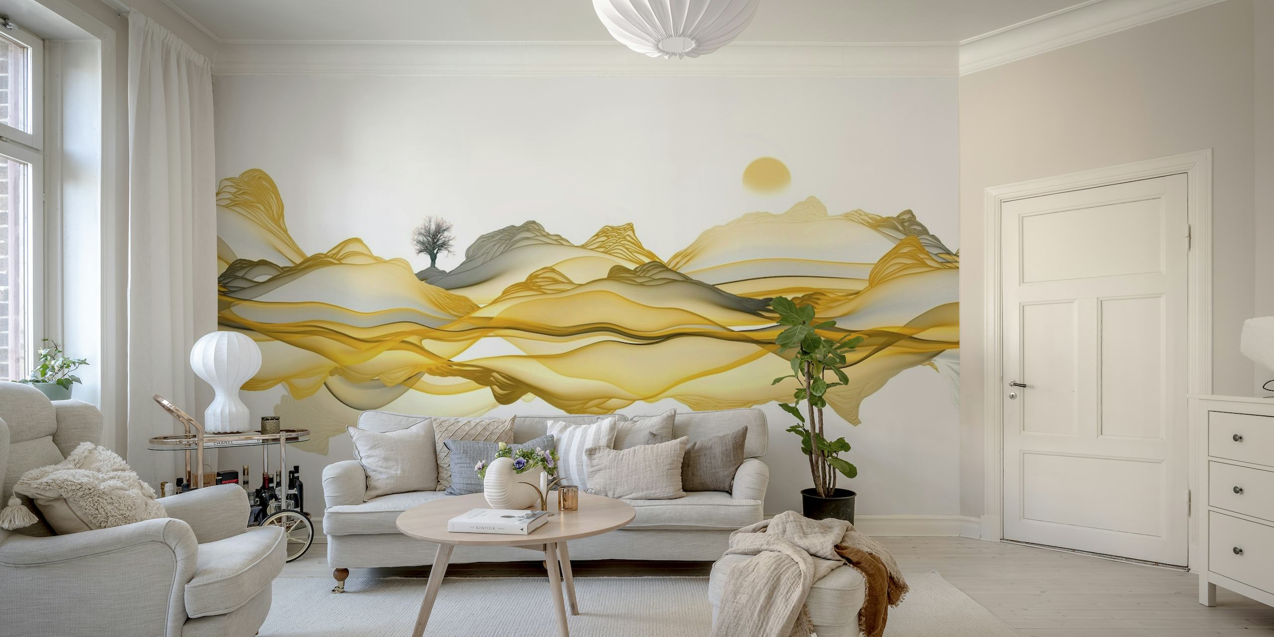 Abstract inc landscape papel de parede