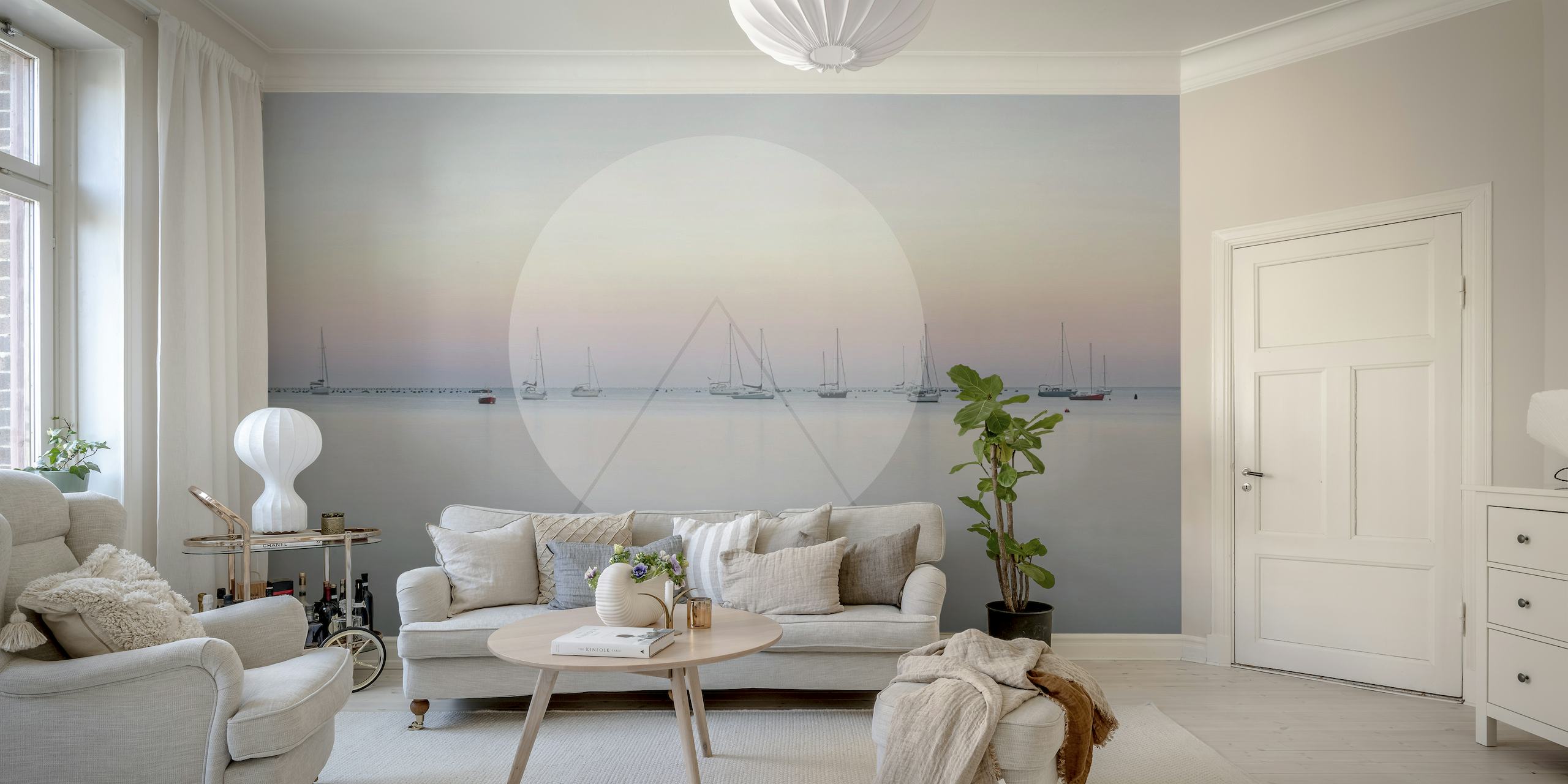 Calm Sea Geometry wallpaper