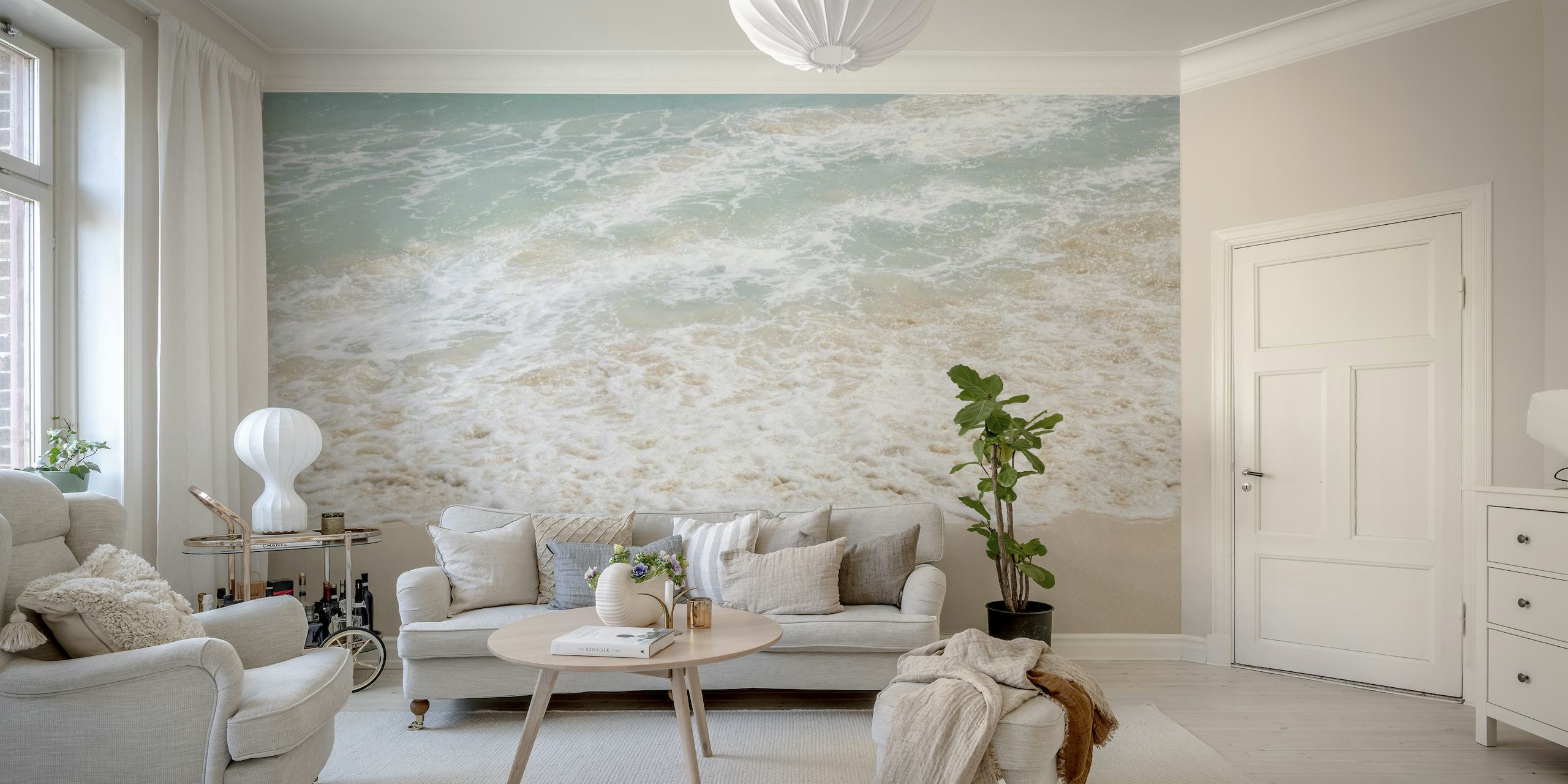 Caribbean Sea Foam Dream 3 wallpaper