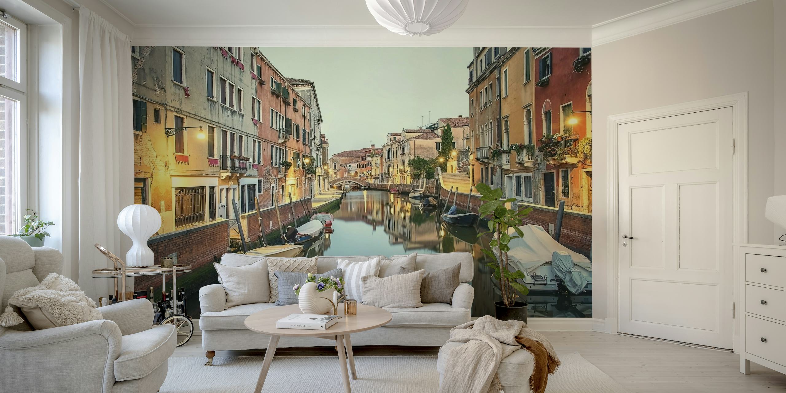 Morning In Venice City papel pintado