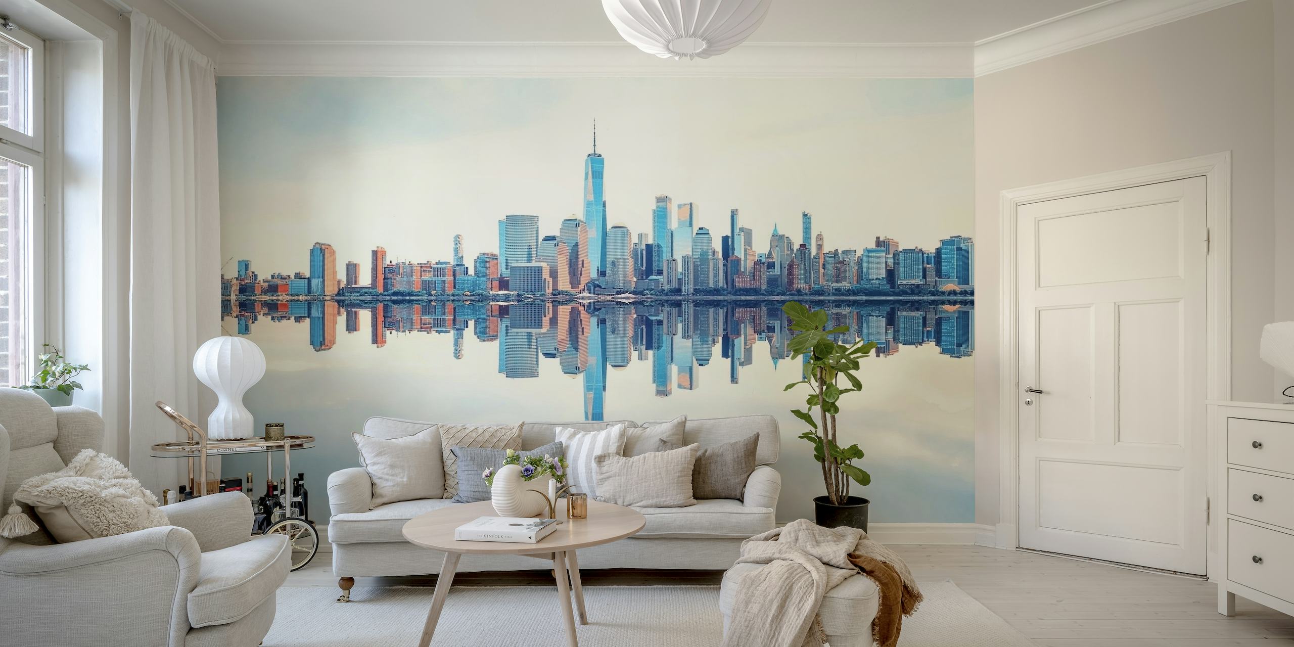 New York Reflection wallpaper