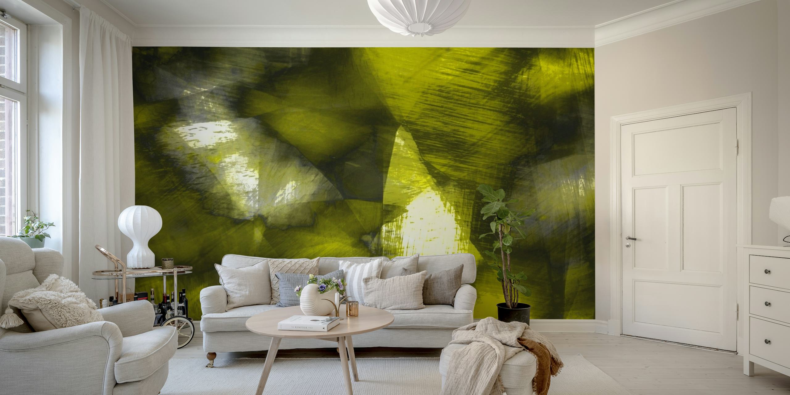 Green Summer Abstract behang