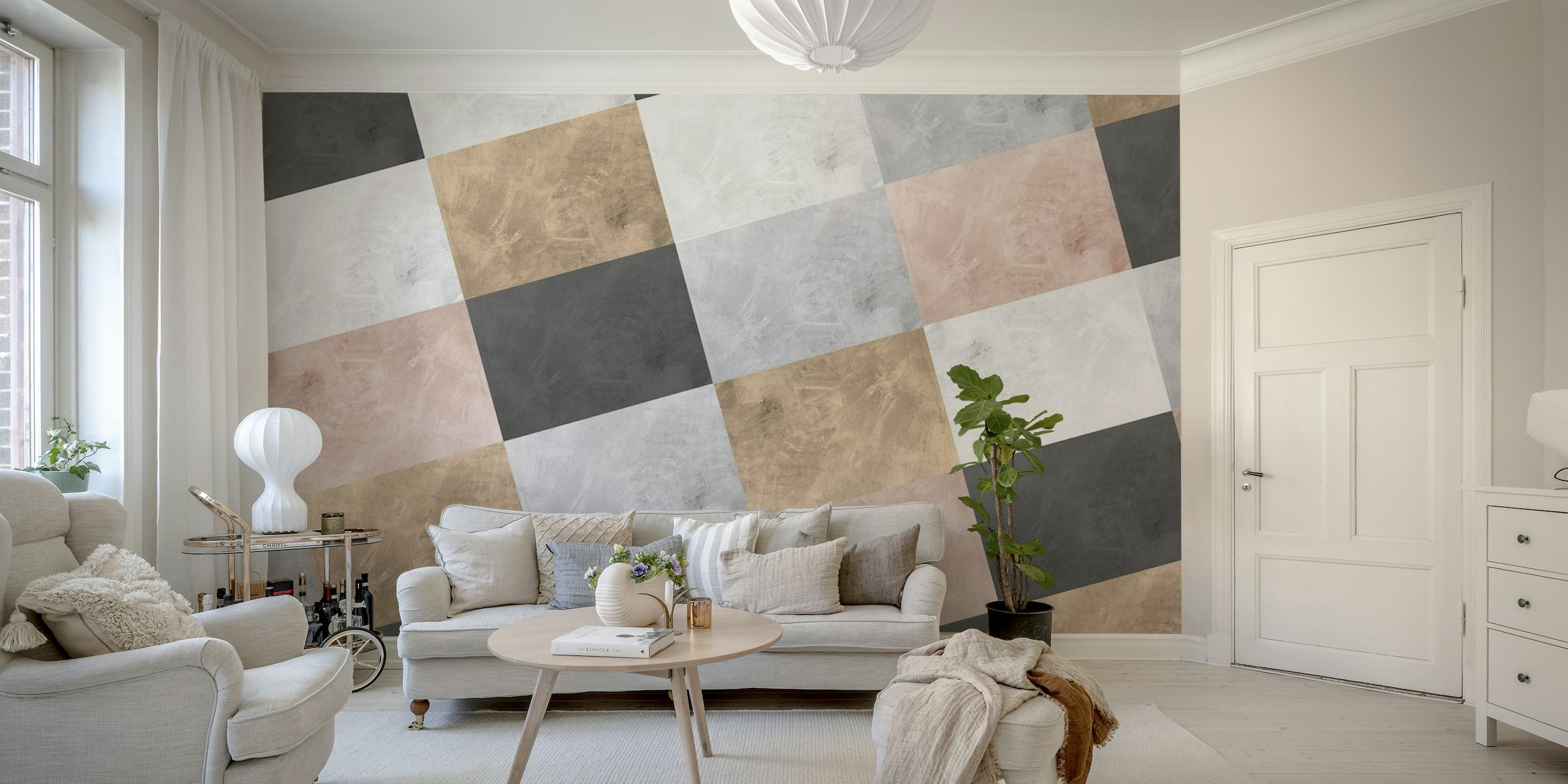 Geometric square wallpaper