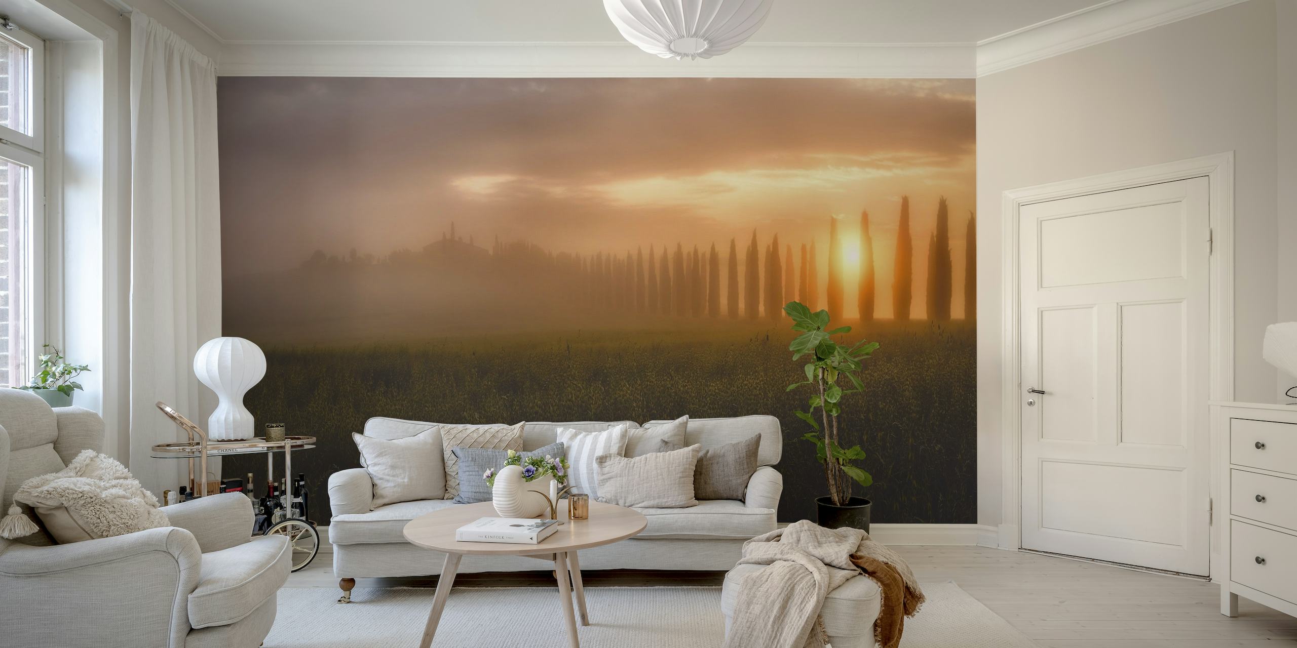 Tuscany Sunrising wallpaper