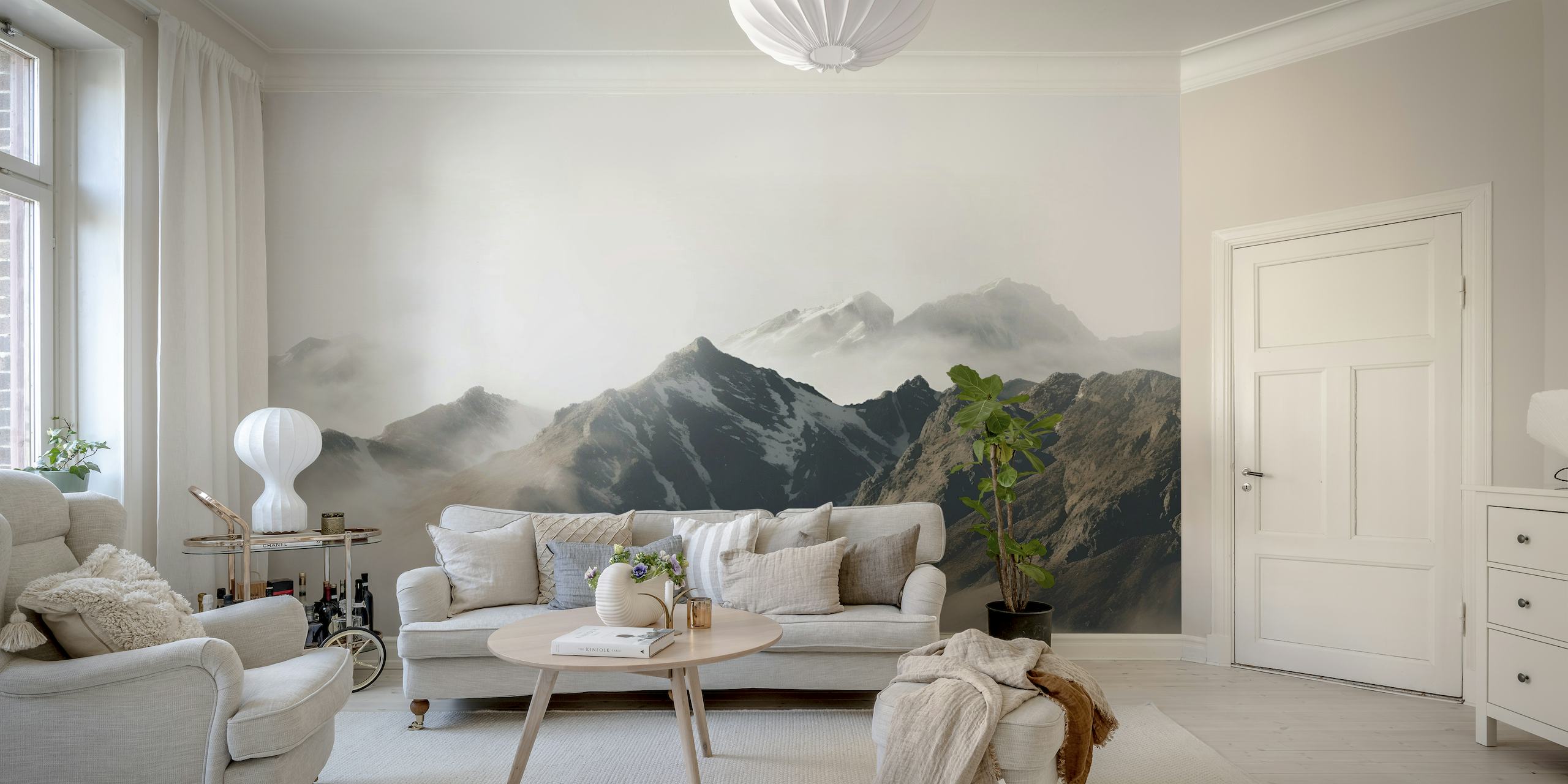 Mountain Ice Mist wallpaper