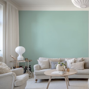 Eggshell Blue solid color wallpaper