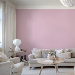 Cherub Pink solid color wallpaper