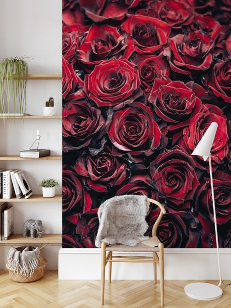 Raffinaderij Wijzer cliënt 50 rozen behang | Happywall