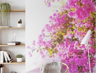 Santorini Pink Flower Dream 1